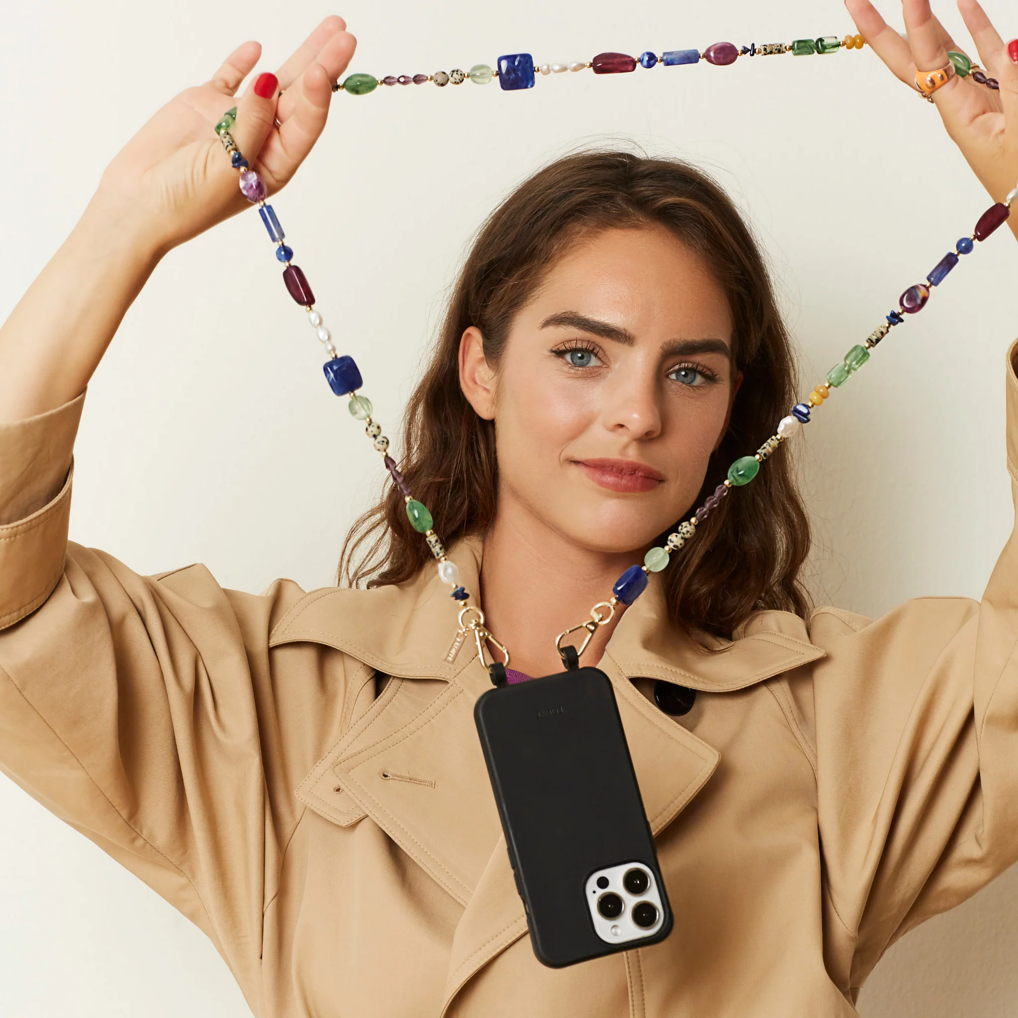 Black Phone Case + Isla Sol Phone Chain - Image 6