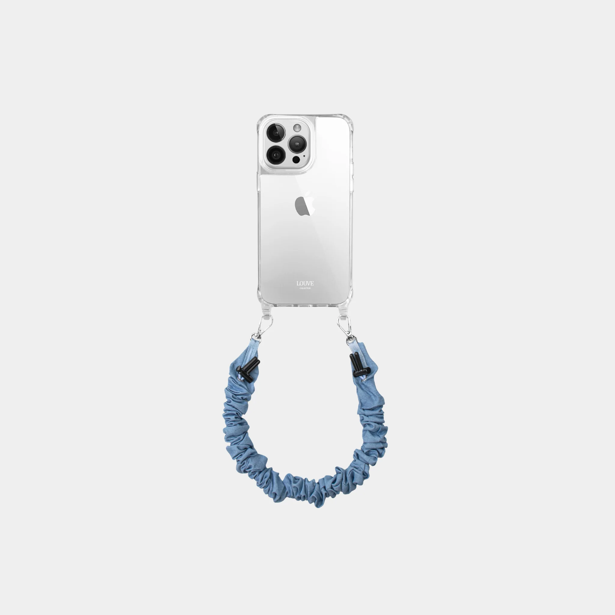 Clear Phone Case + The Crunchy Blue Strap