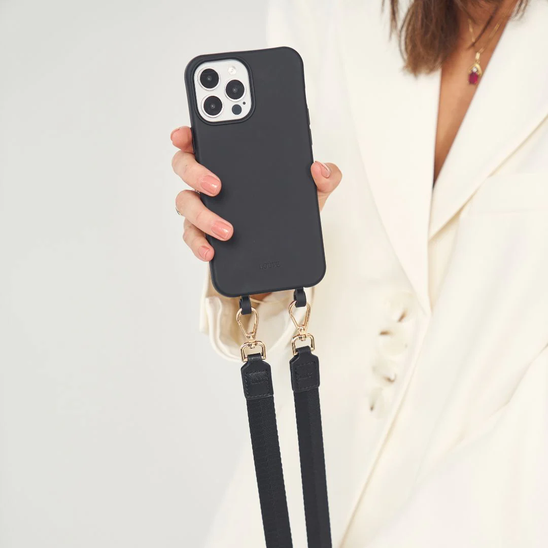 Black Phone Case + Black Vera Lanyard - Image 2