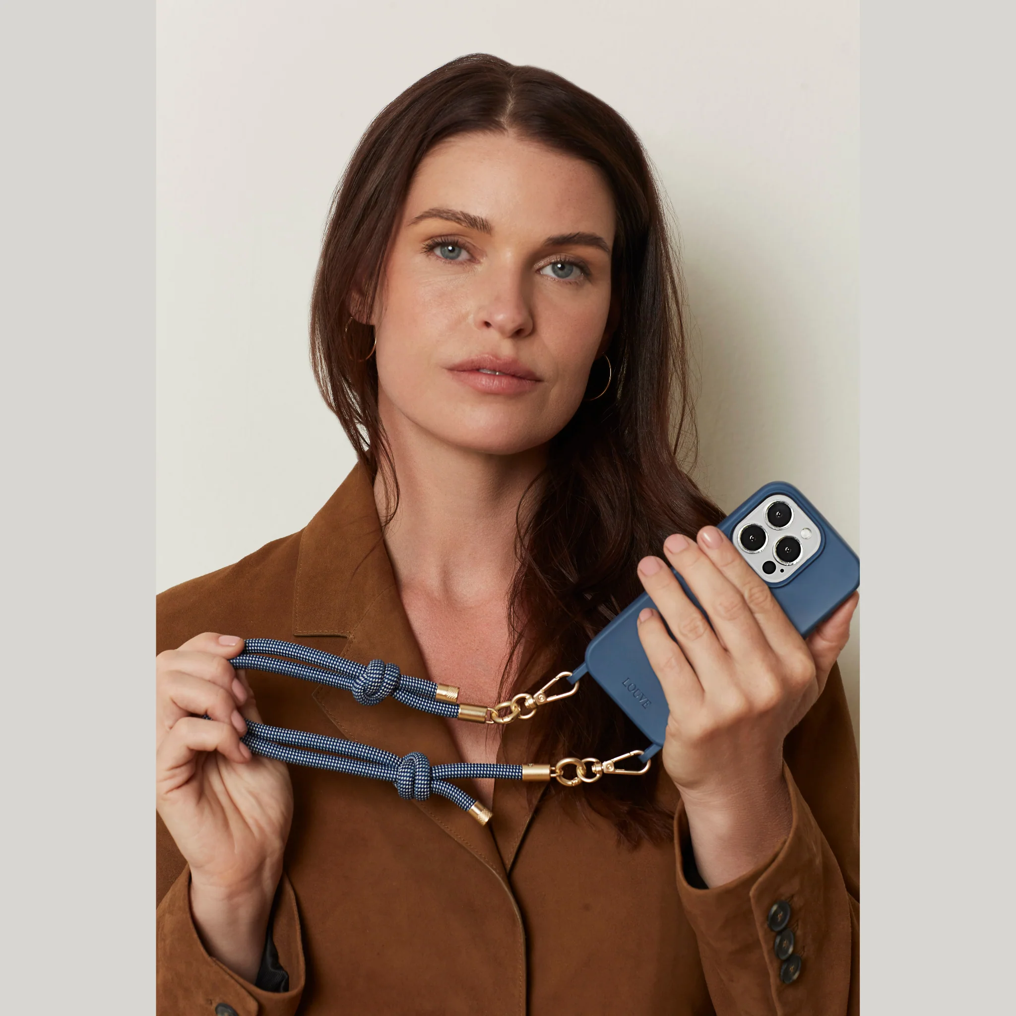 Cobalt Blue Case + The Knot Blue Wristlet - Image 3
