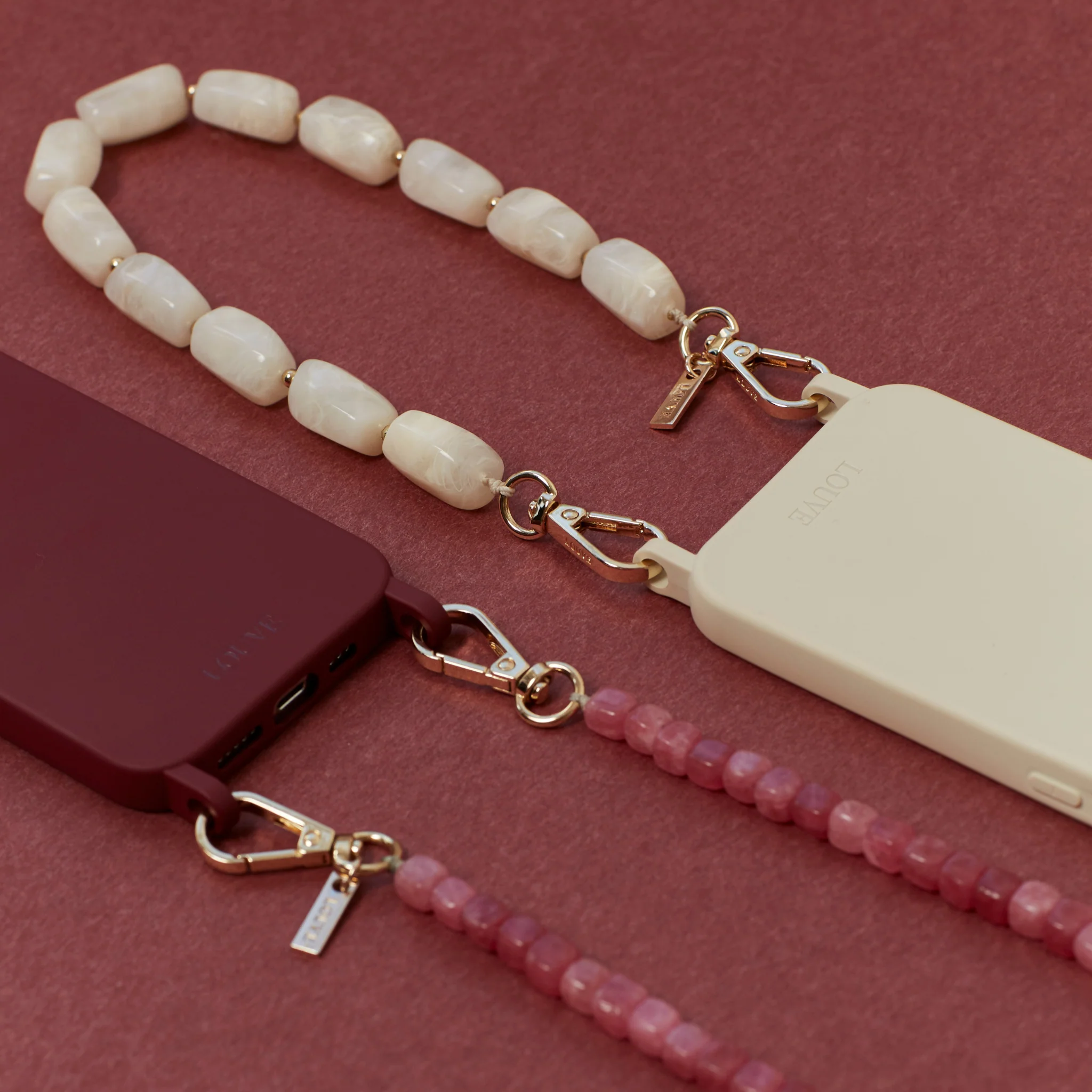 Burgundy Phone Case + Paradise Wristlet - Image 8