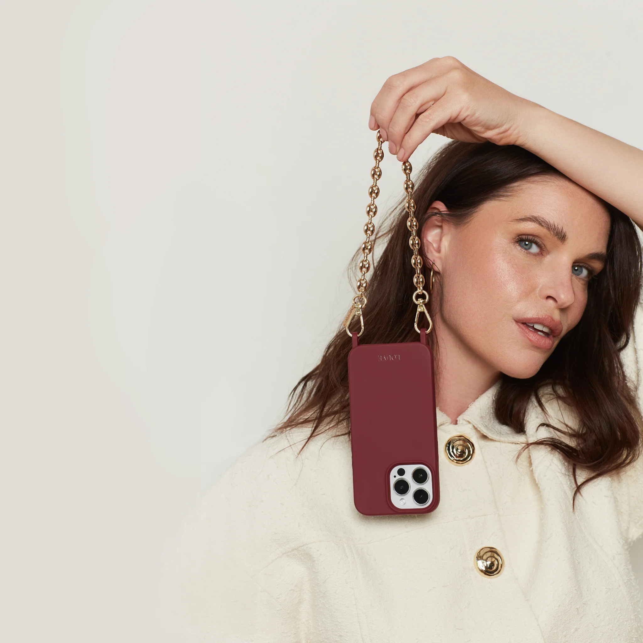Burgundy Phone Case + Marina Wristlet - Image 3