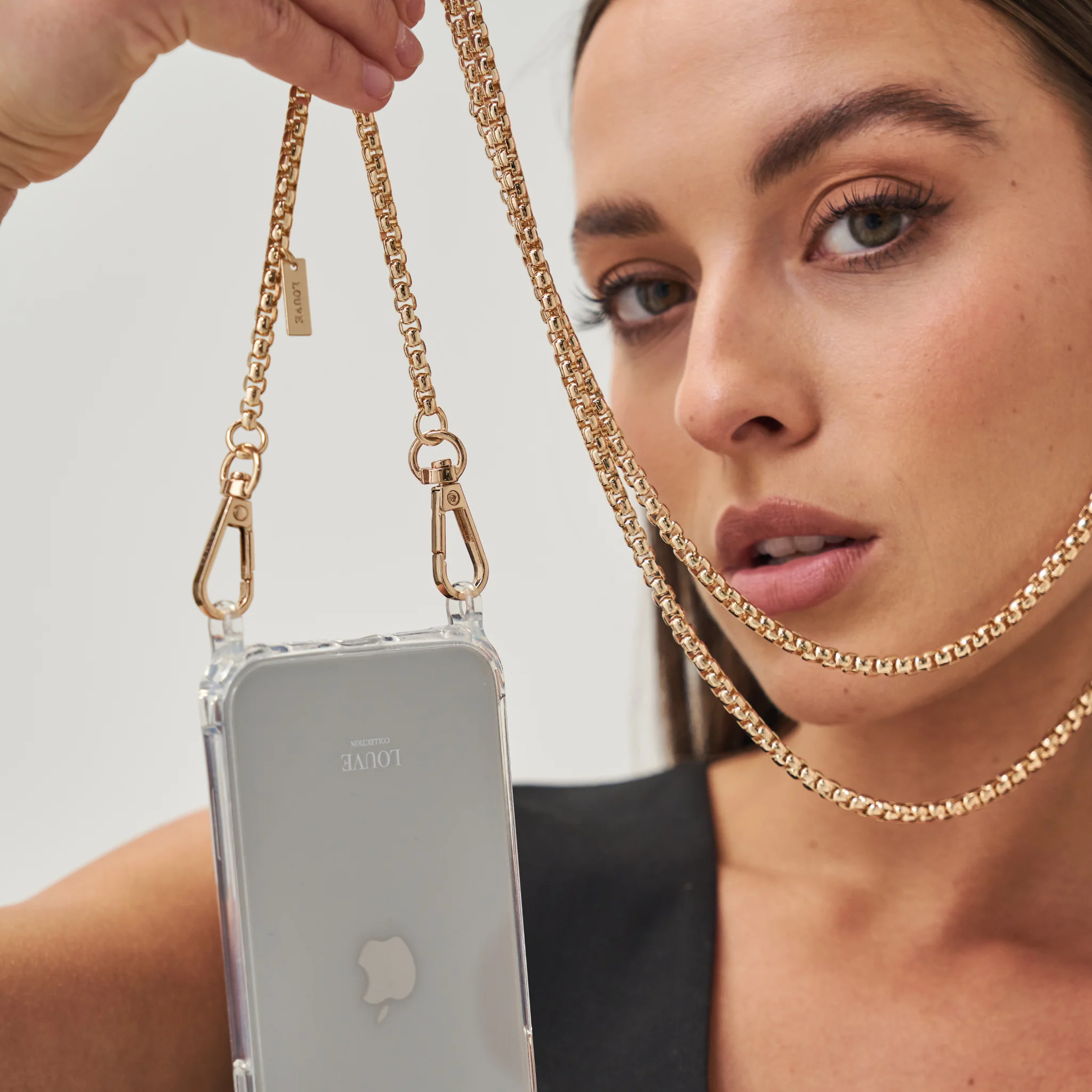Clear Phone Case + Gaia Gold-Plated Chain - Image 10
