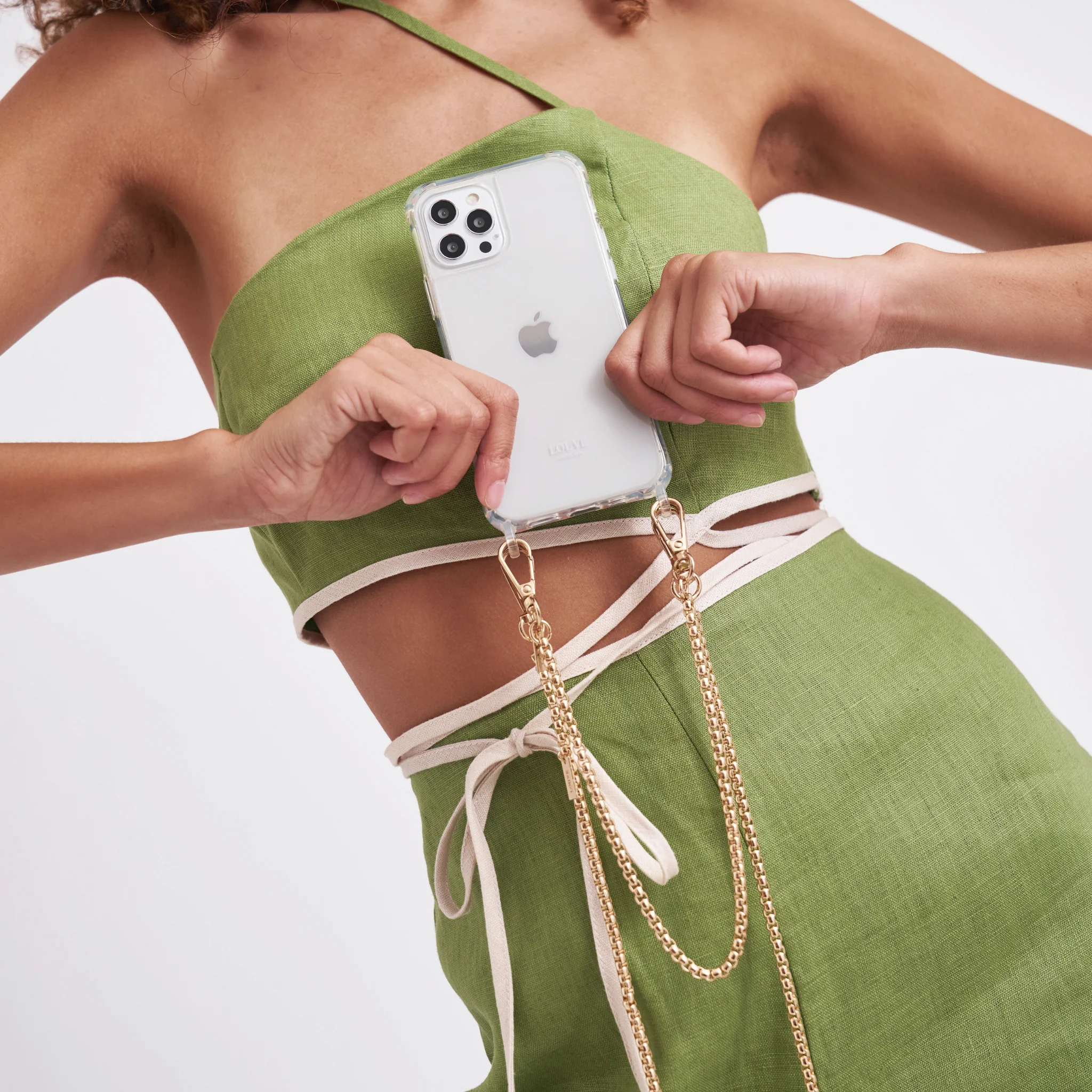 Clear Phone Case + Gaia Gold-Plated Wristlet - Image 11