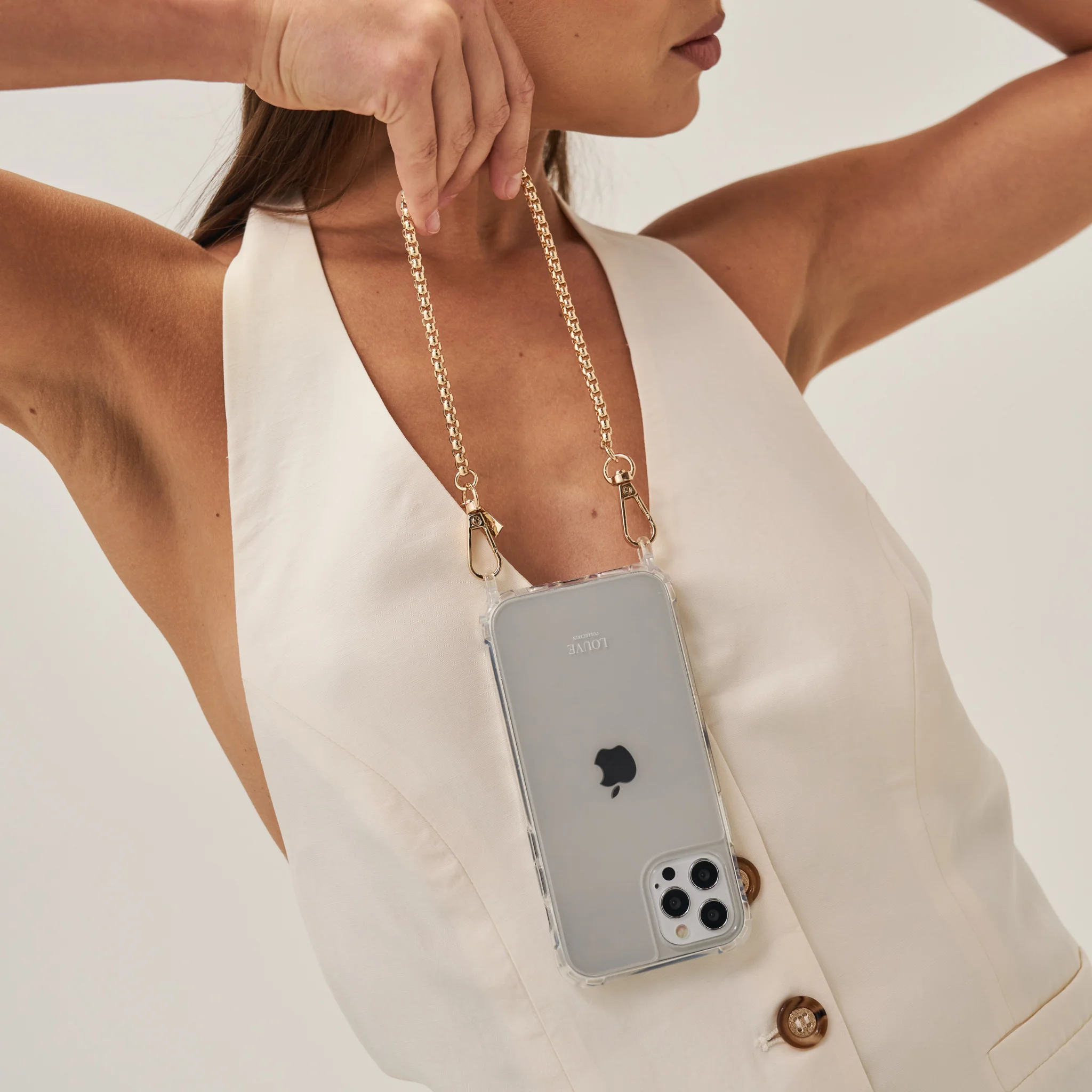 Clear Phone Case + Gaia Gold-Plated Wristlet - Image 12