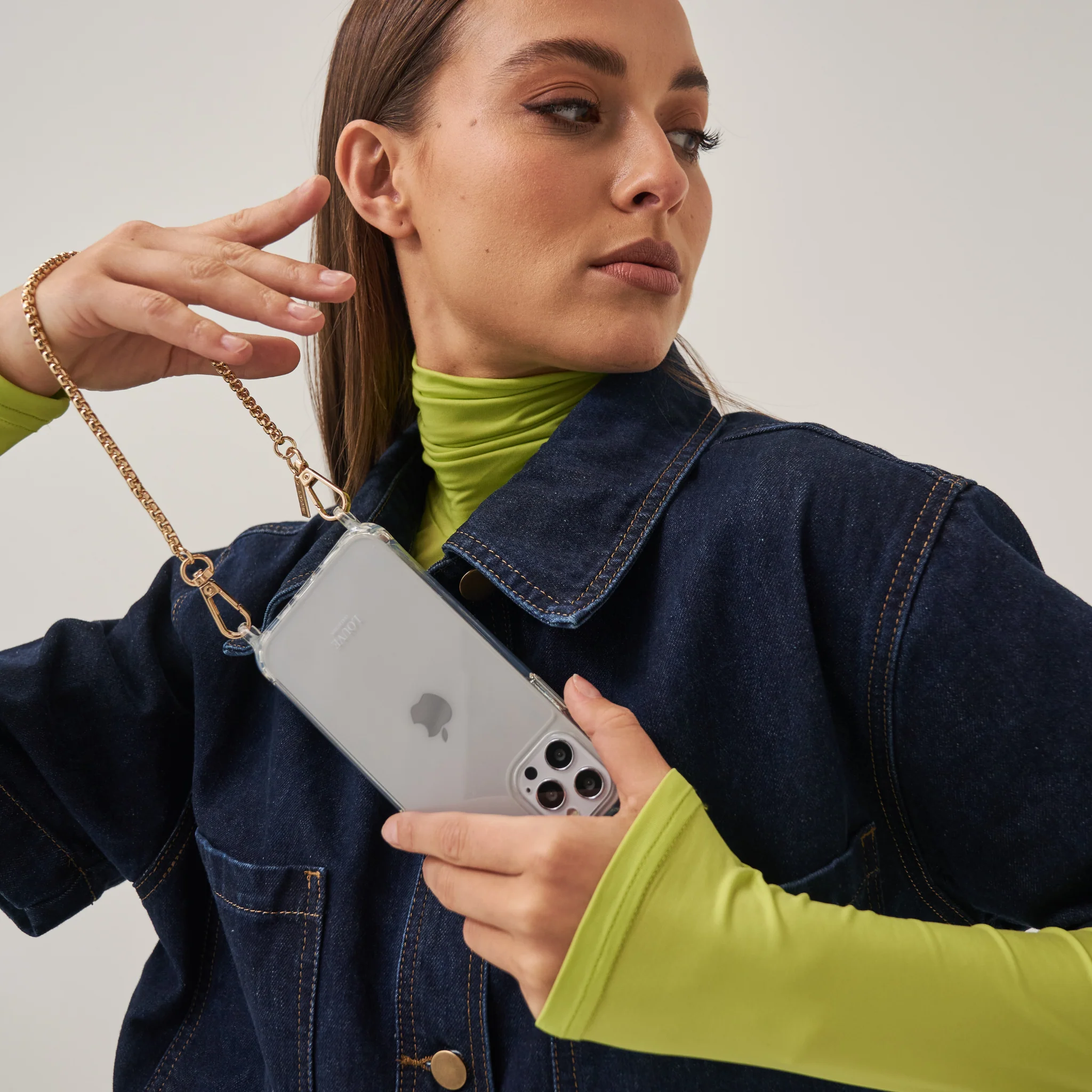 Clear Phone Case + Gaia Gold-Plated Wristlet - Image 16