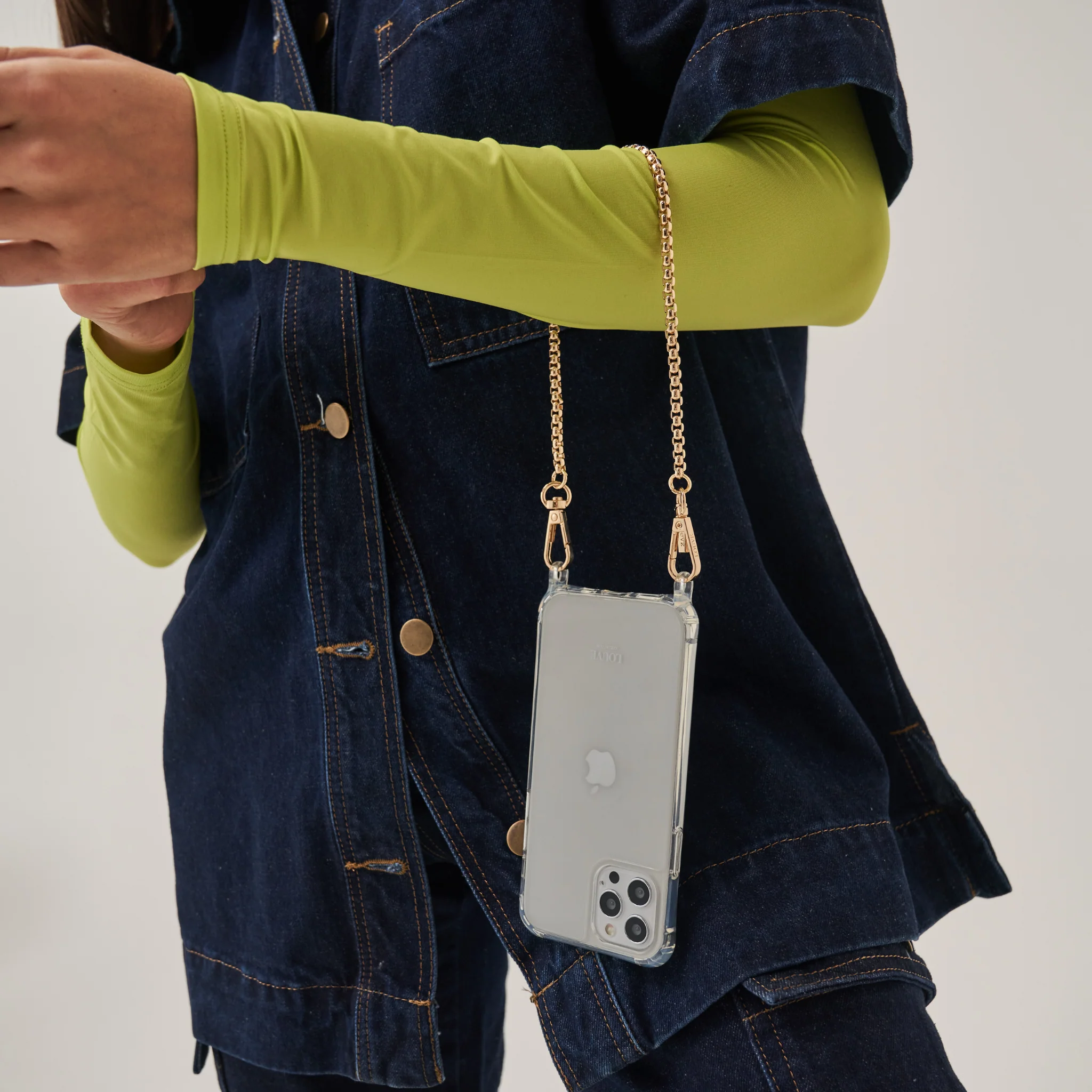 Clear Phone Case + Gaia Gold-Plated Wristlet - Image 17