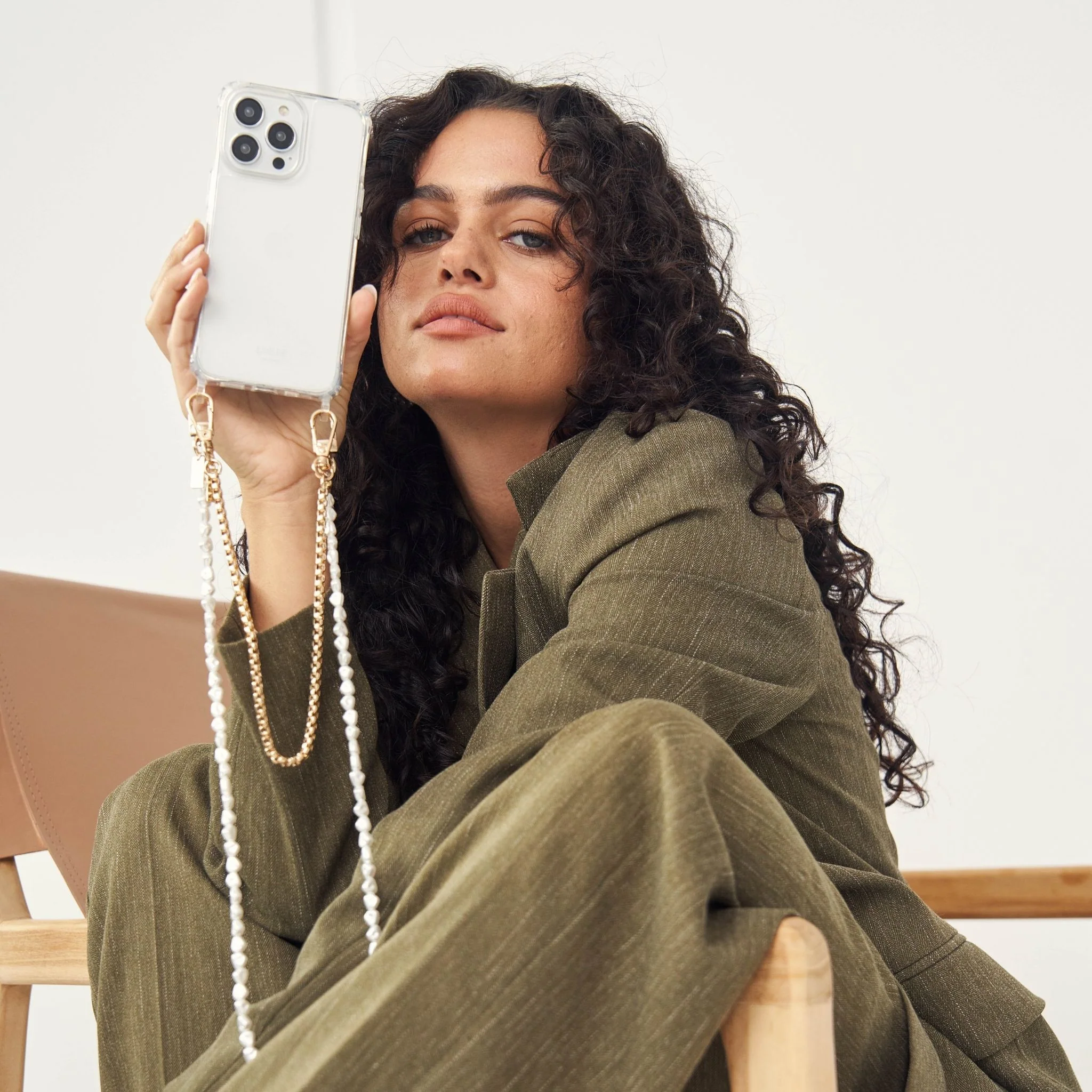 Clear Phone Case + Gaia Gold-Plated Wristlet - Image 29