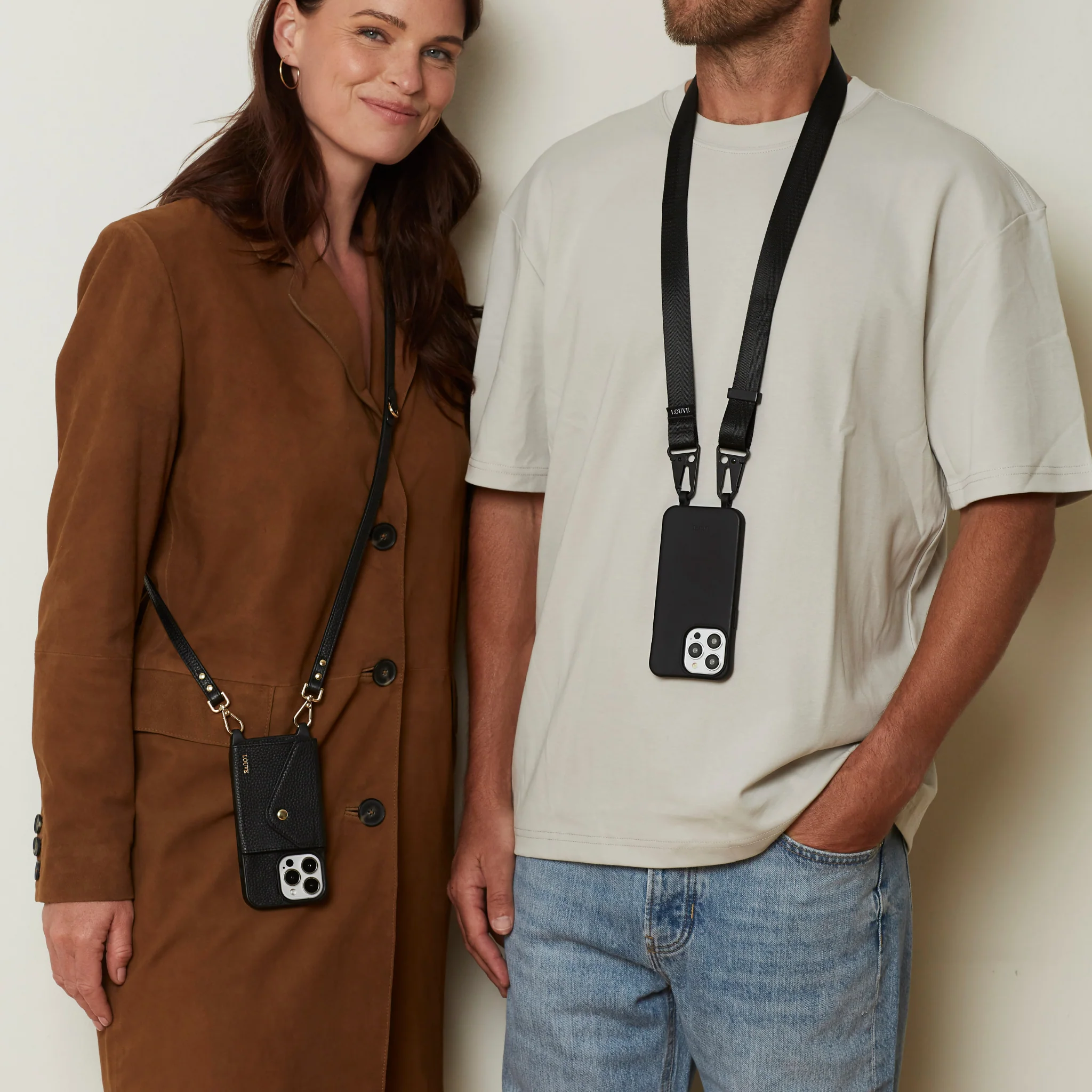 Clear Phone Case + Black Crossbody Lanyard | Men - Image 5