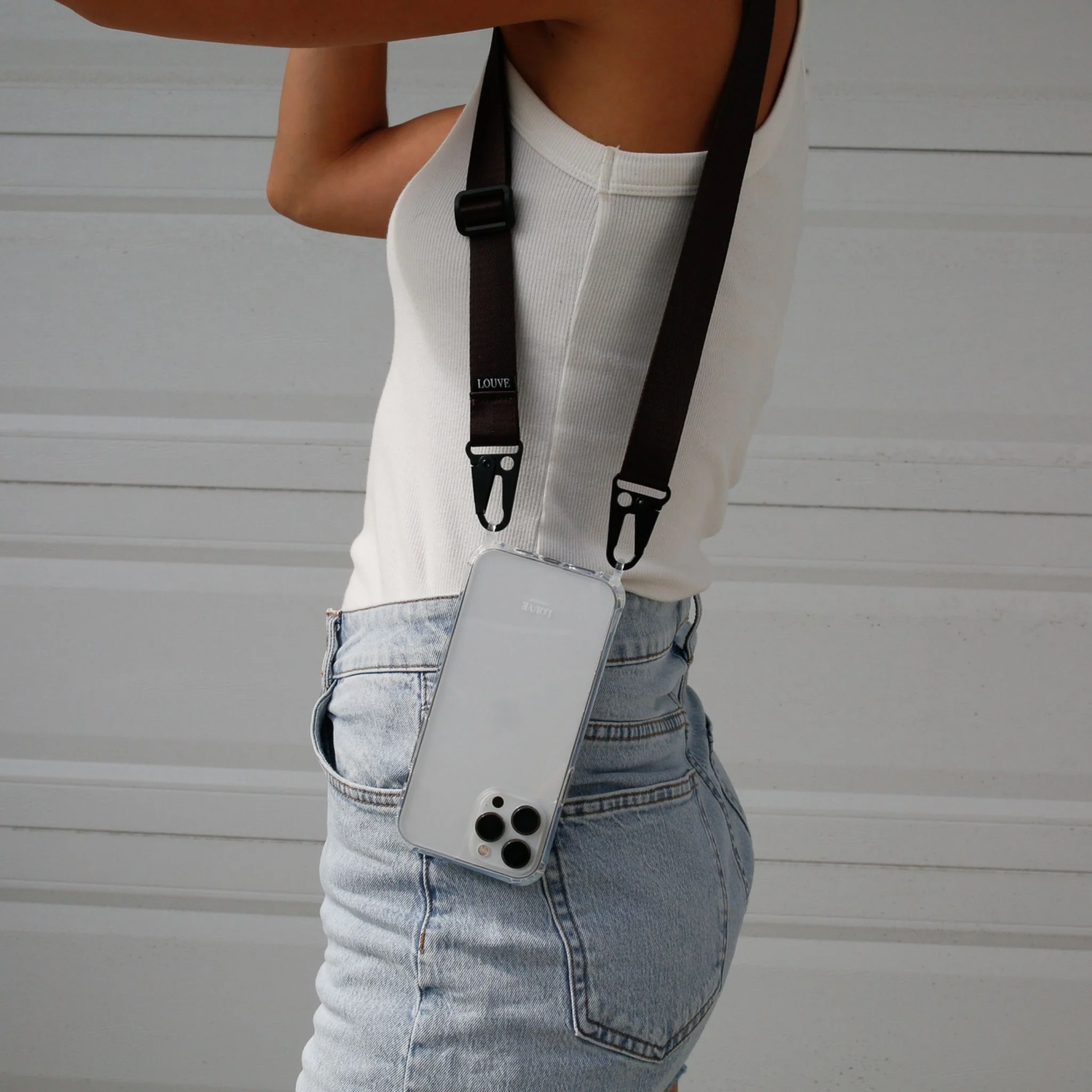 Clear Phone Case + Midnight Sky Black Lanyard - Image 12