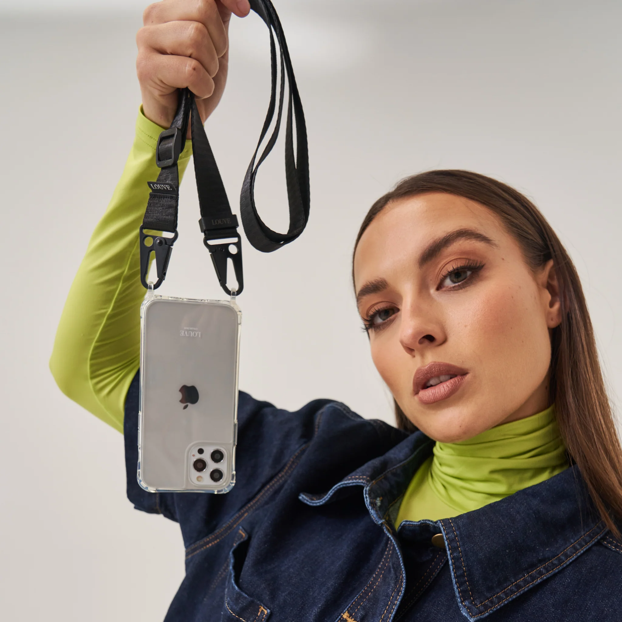 Clear Phone Case + Midnight Sky Black Lanyard - Image 6