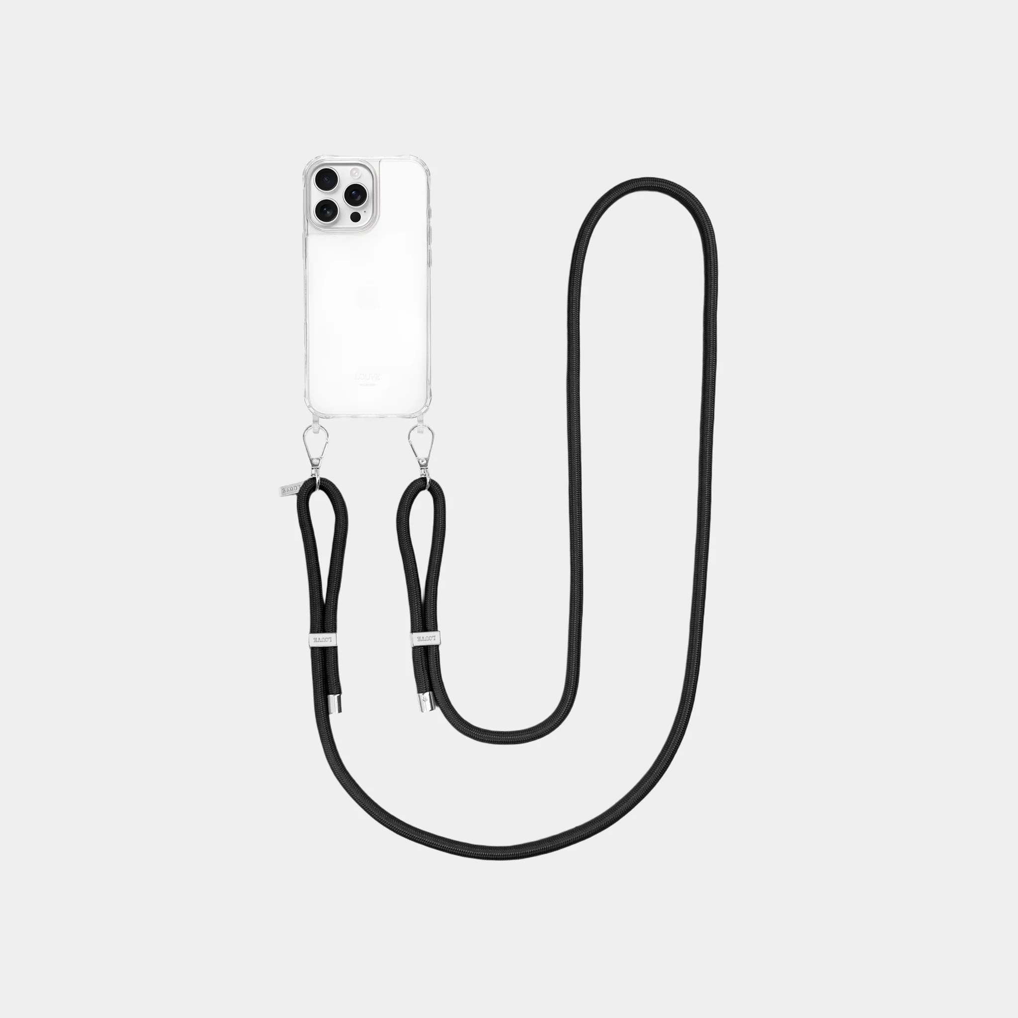 Clear Phone Case + Mystique Black Strap - Image 14