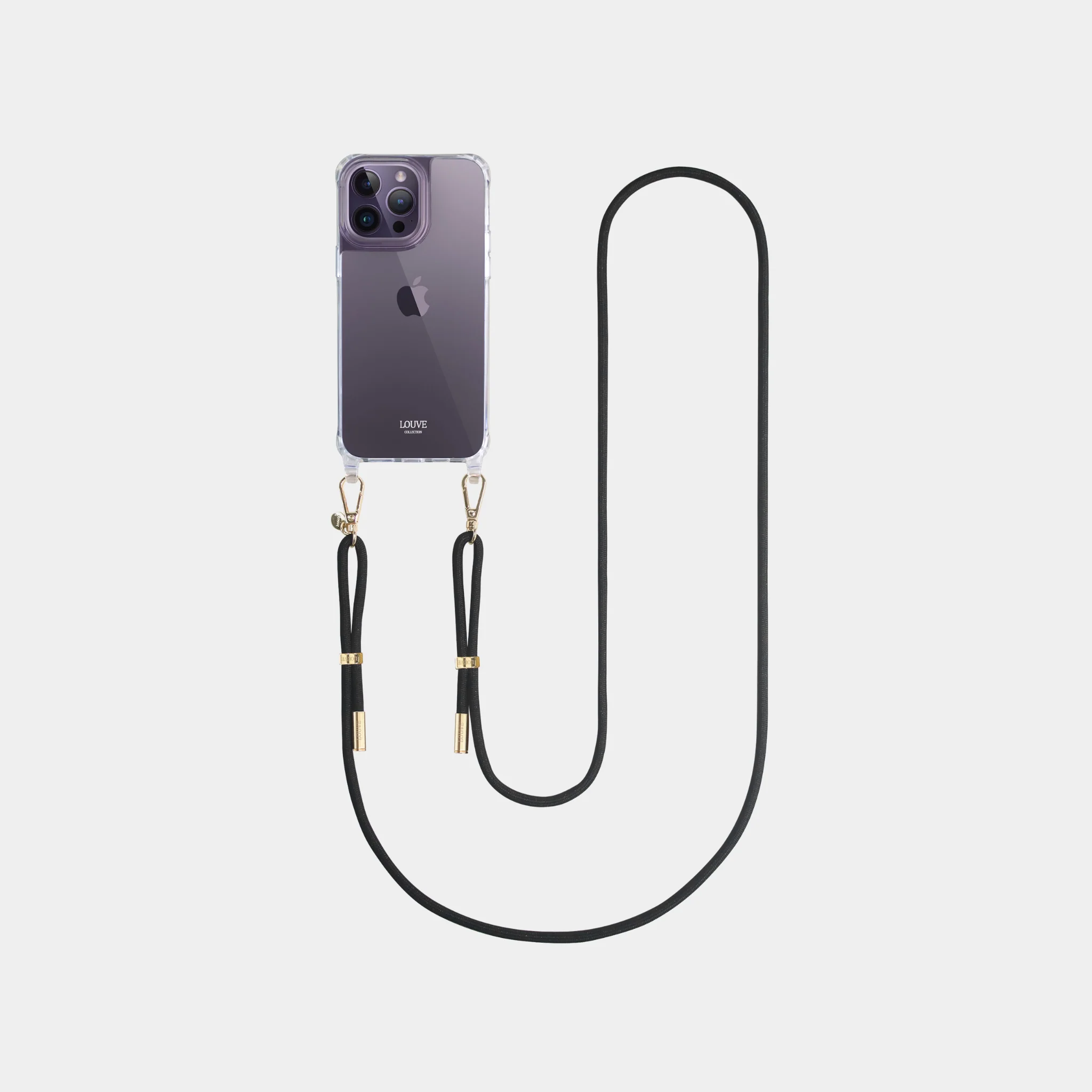 Clear Phone Case + Mystique Black Strap - Image 9