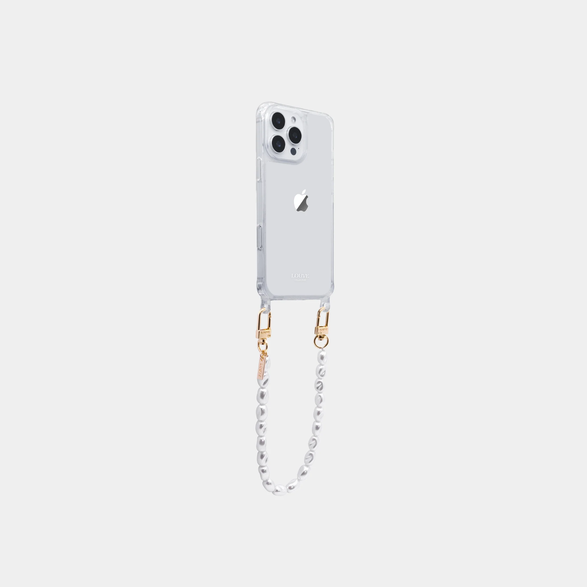 Clear Phone Case + Pearl Wristlet - Image 4