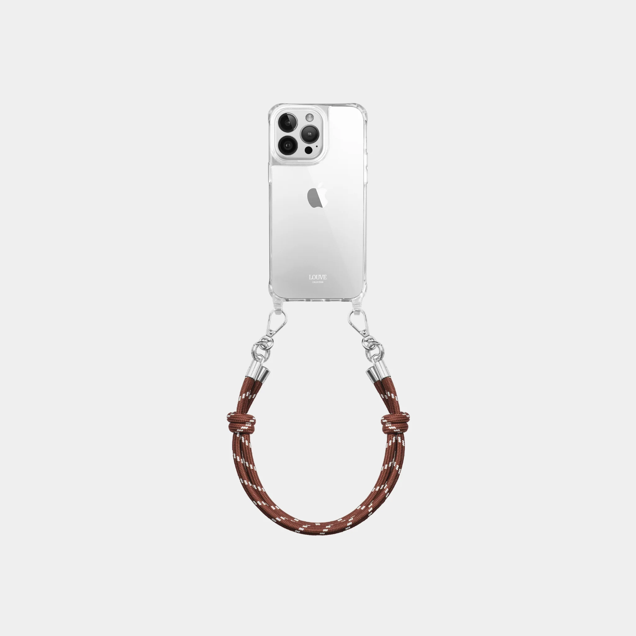 Clear Phone Case + Kaia Chocolate Wristlet - Image 2