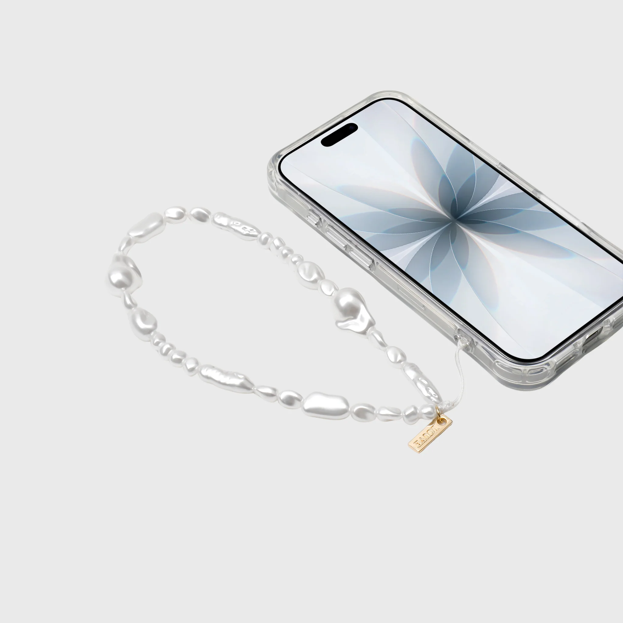 Clear Phone Case + Moon Pearl Wristlet - Image 8