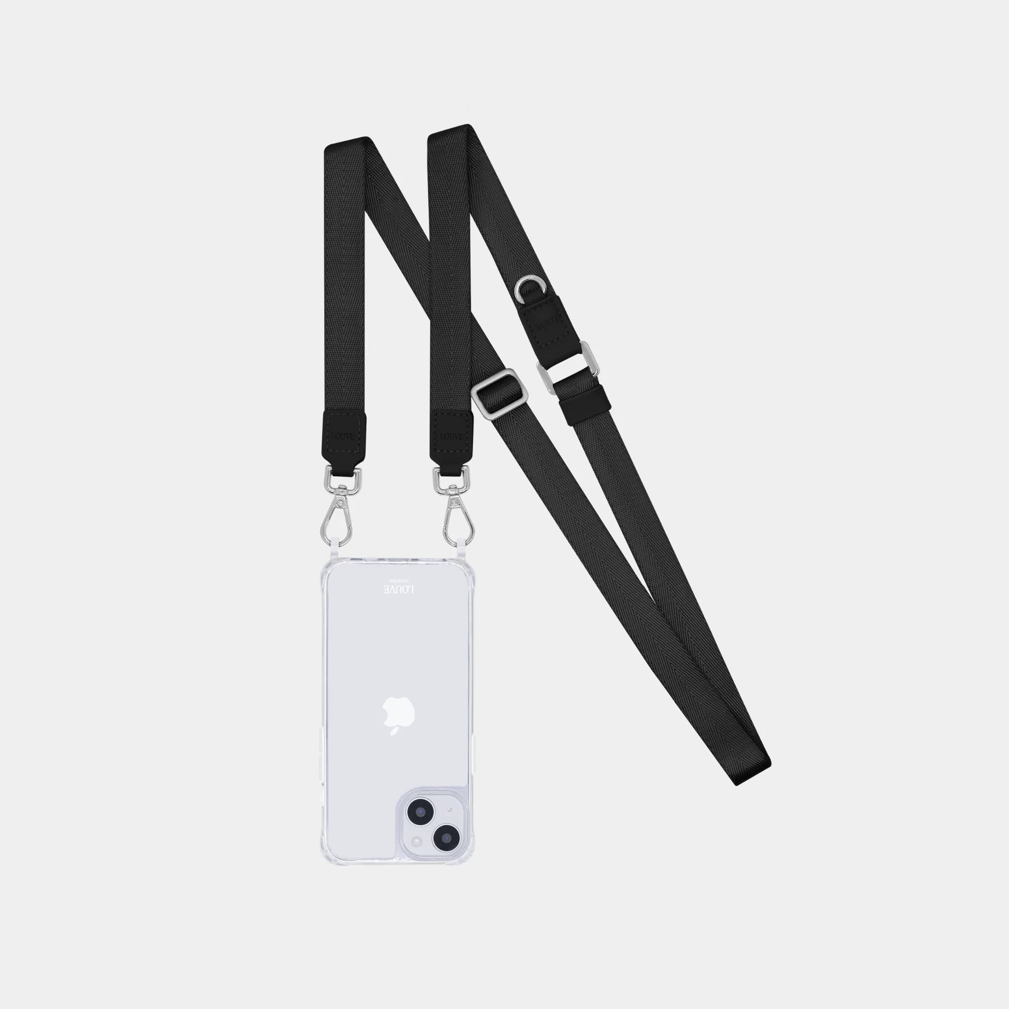 Clear Phone Case + Black Vera Lanyard - Image 4