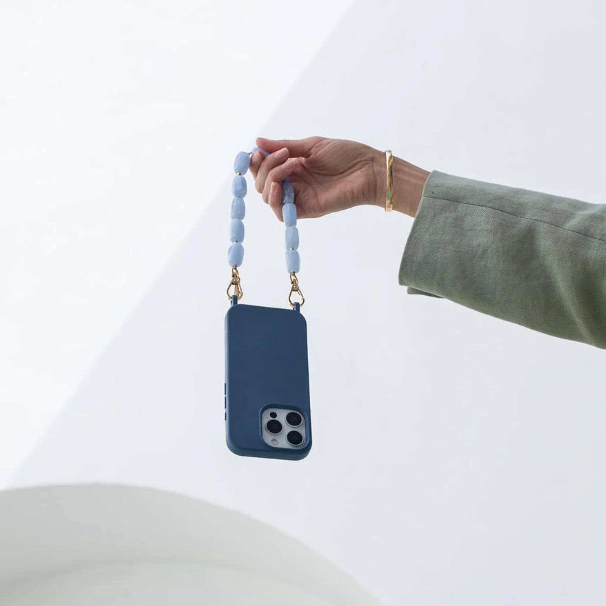 Cobalt Blue Phone Case + Ocean Breeze Wristlet - Image 18