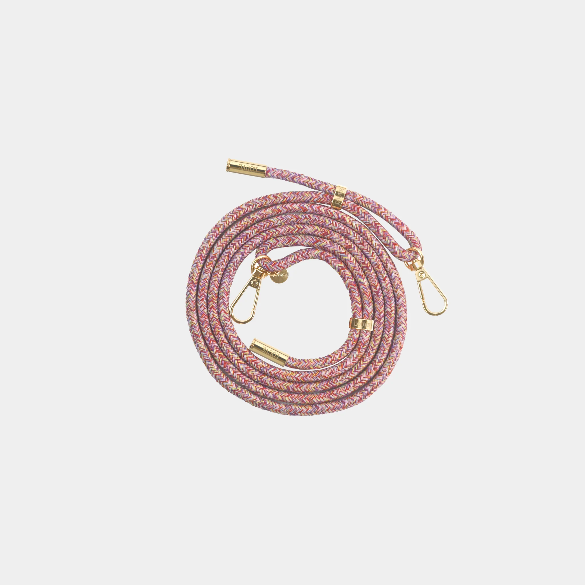 Coconut Off-White Phone Case + Pink Crossbody Strap - Image 5
