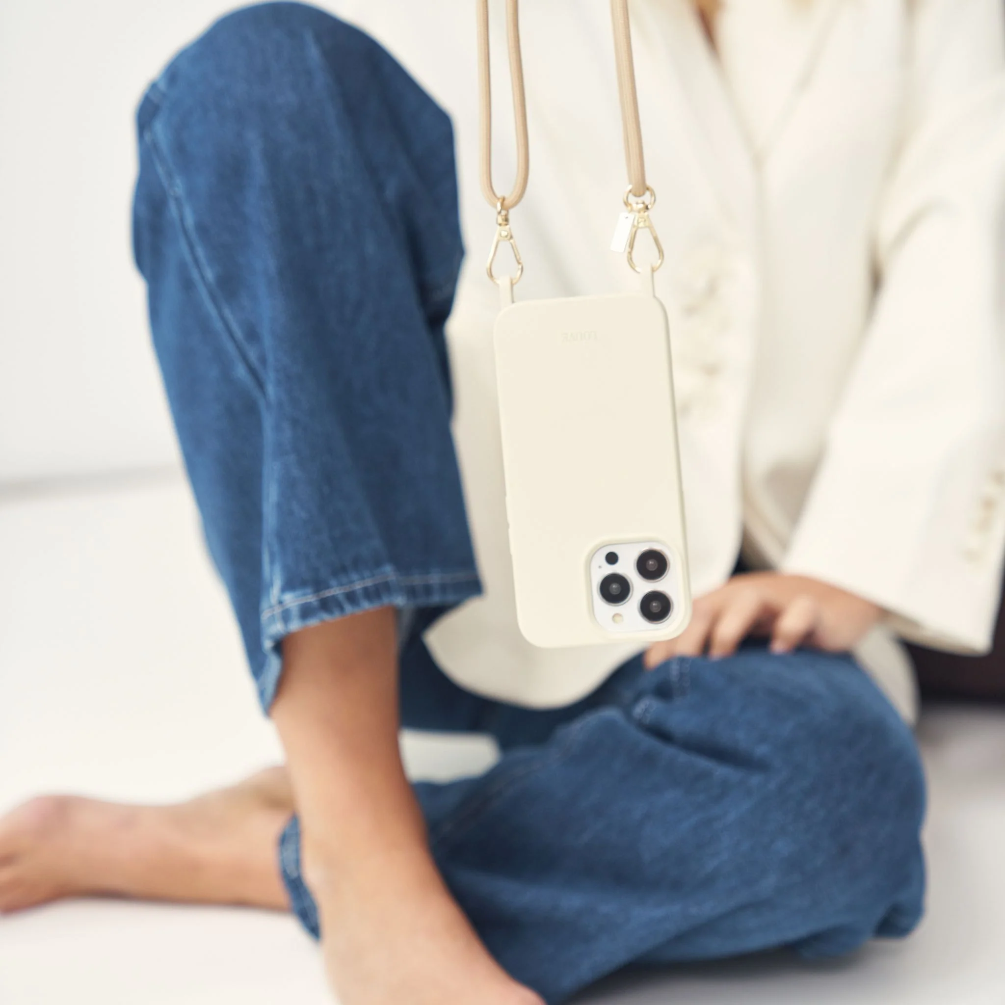 Coconut Off-White Phone Case + Bisque Beige Strap - Image 3