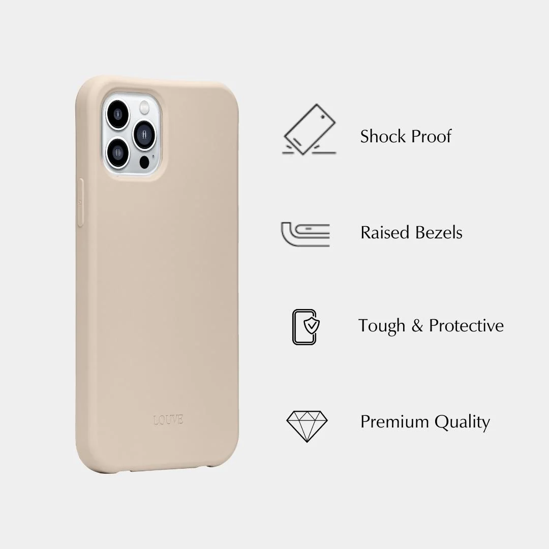 Beige Phone Case + Gaia Gold-Plated Chain - Image 5