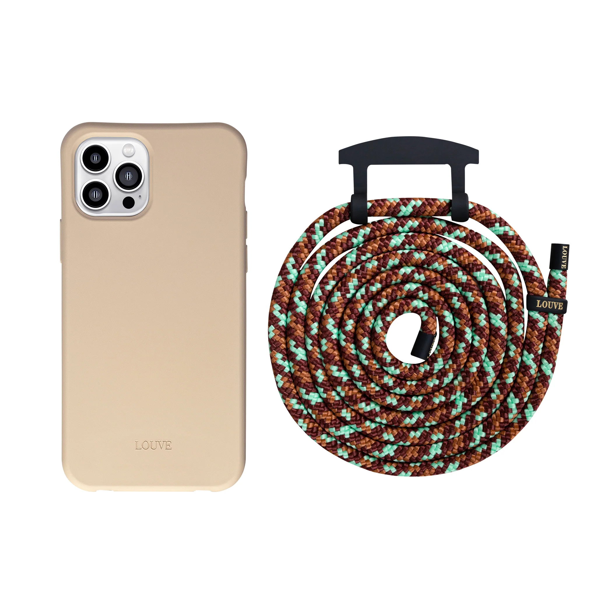 Beige Phone Case + Marrakech Crossbody Strap - Image 13