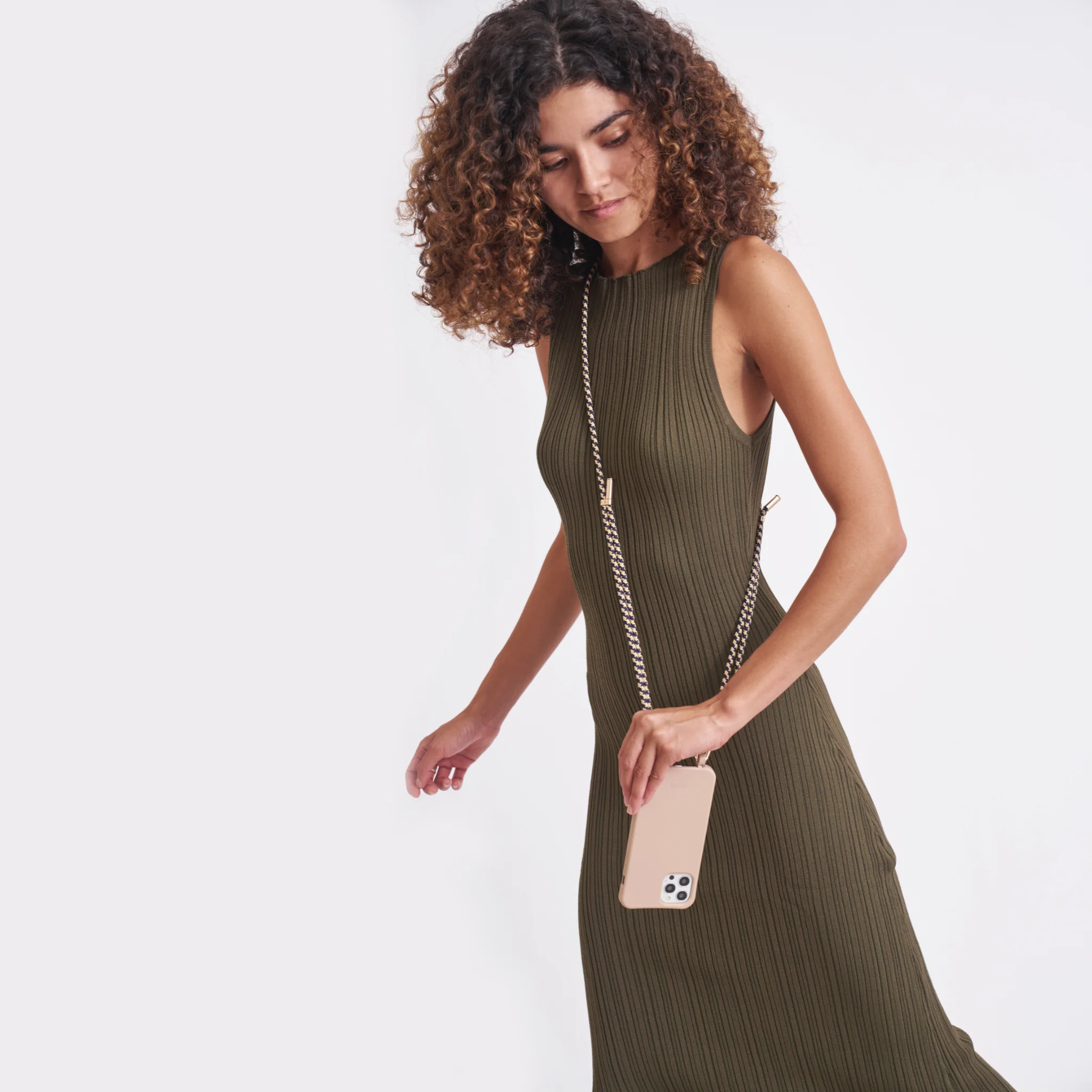 Beige Phone Case + Santorini Crossbody Strap - Image 4