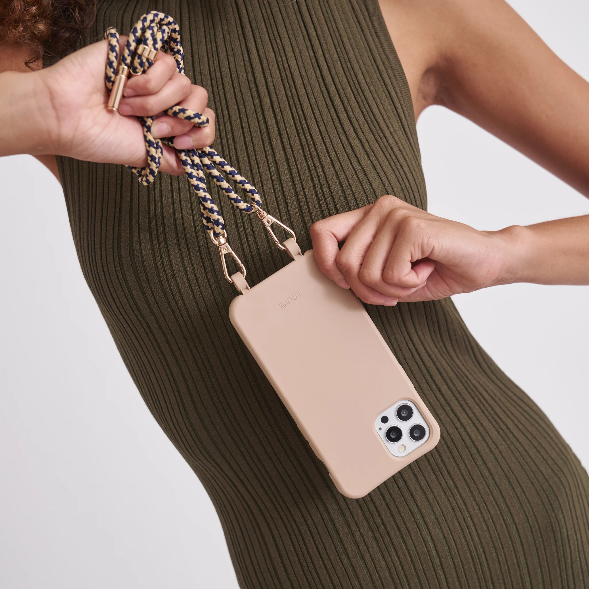 Beige Phone Case + Santorini Crossbody Strap - Image 9