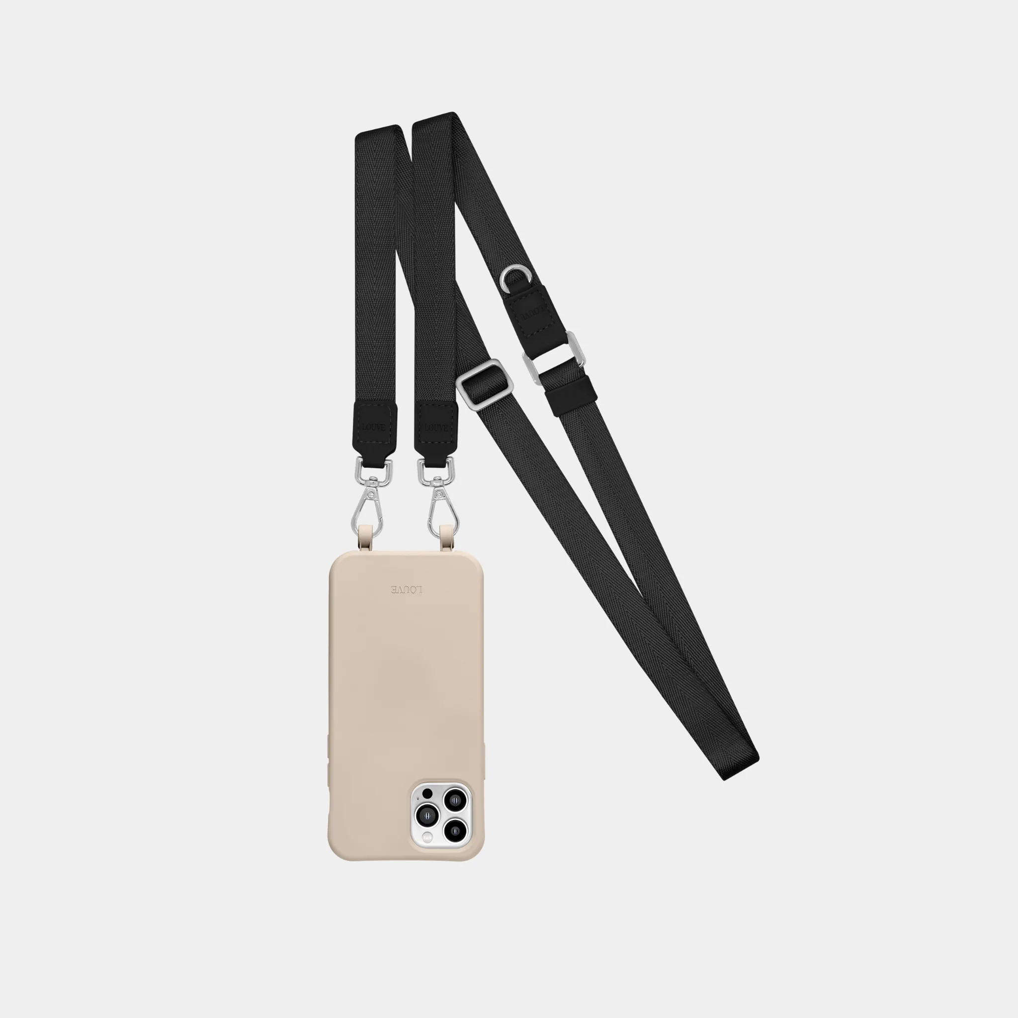Beige Phone Case + Black Vera Lanyard - Image 7