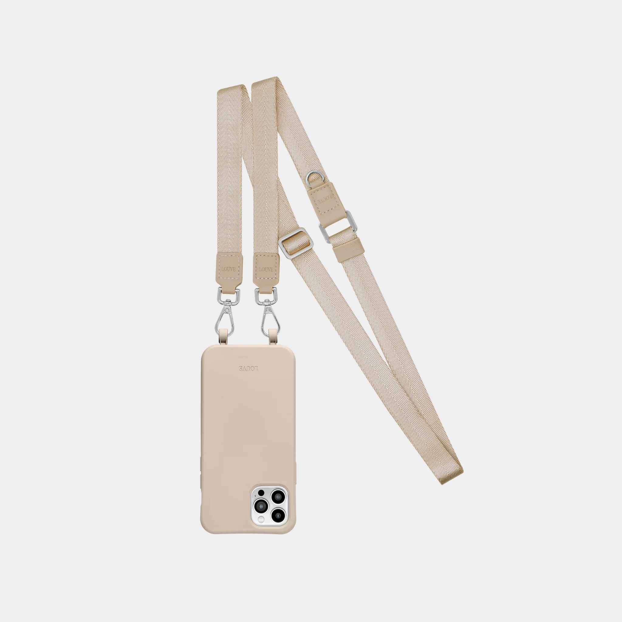 Beige Phone Case + Beige Vera Lanyard - Image 4