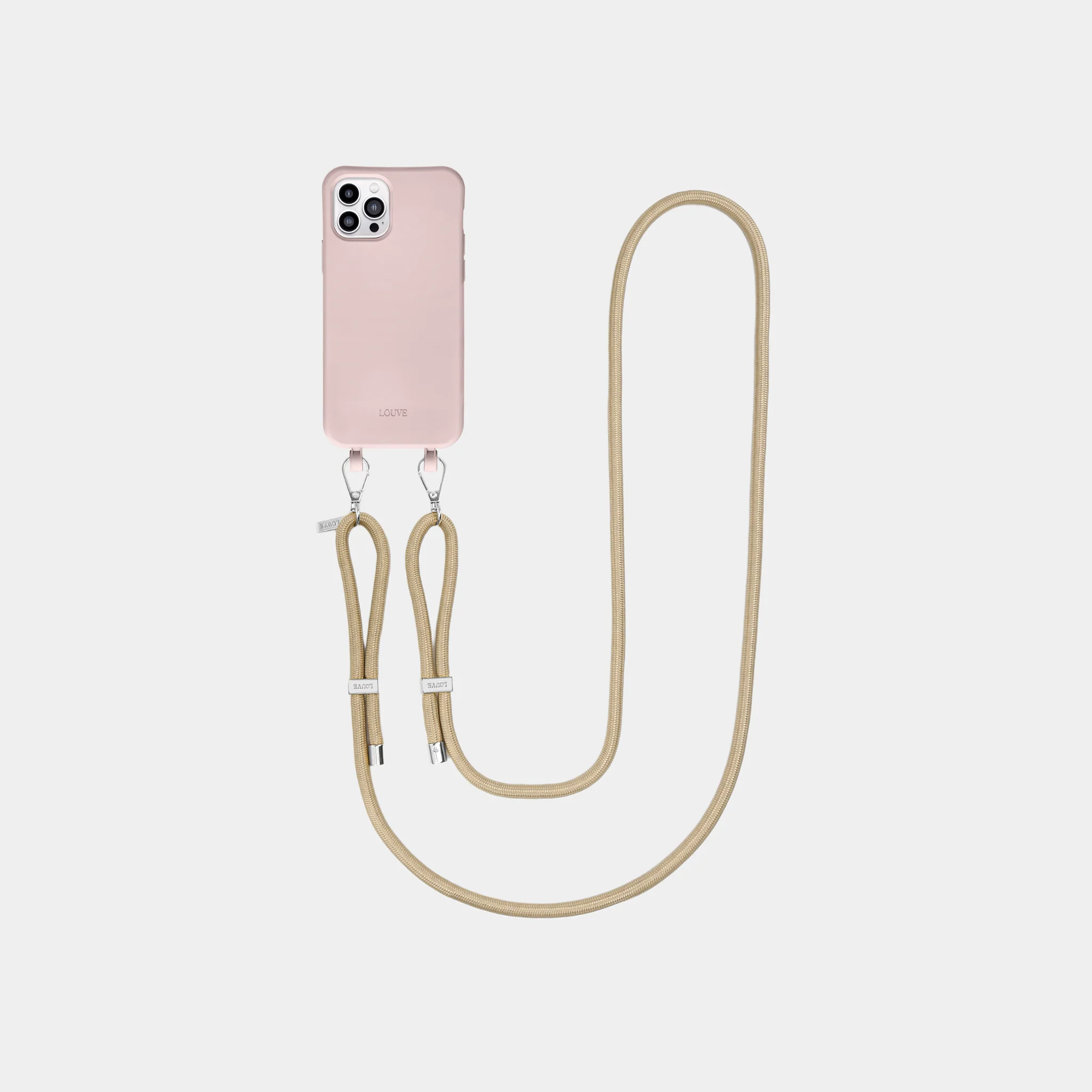 Dusty Pink Phone Case + Bisque Beige Strap - Image 3