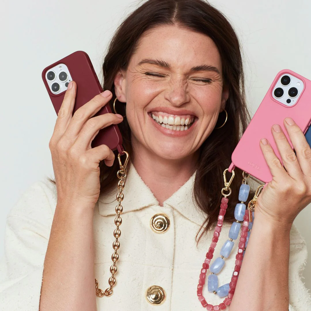 Hot Pink Phone Case + Paradise Wristlet - Image 5