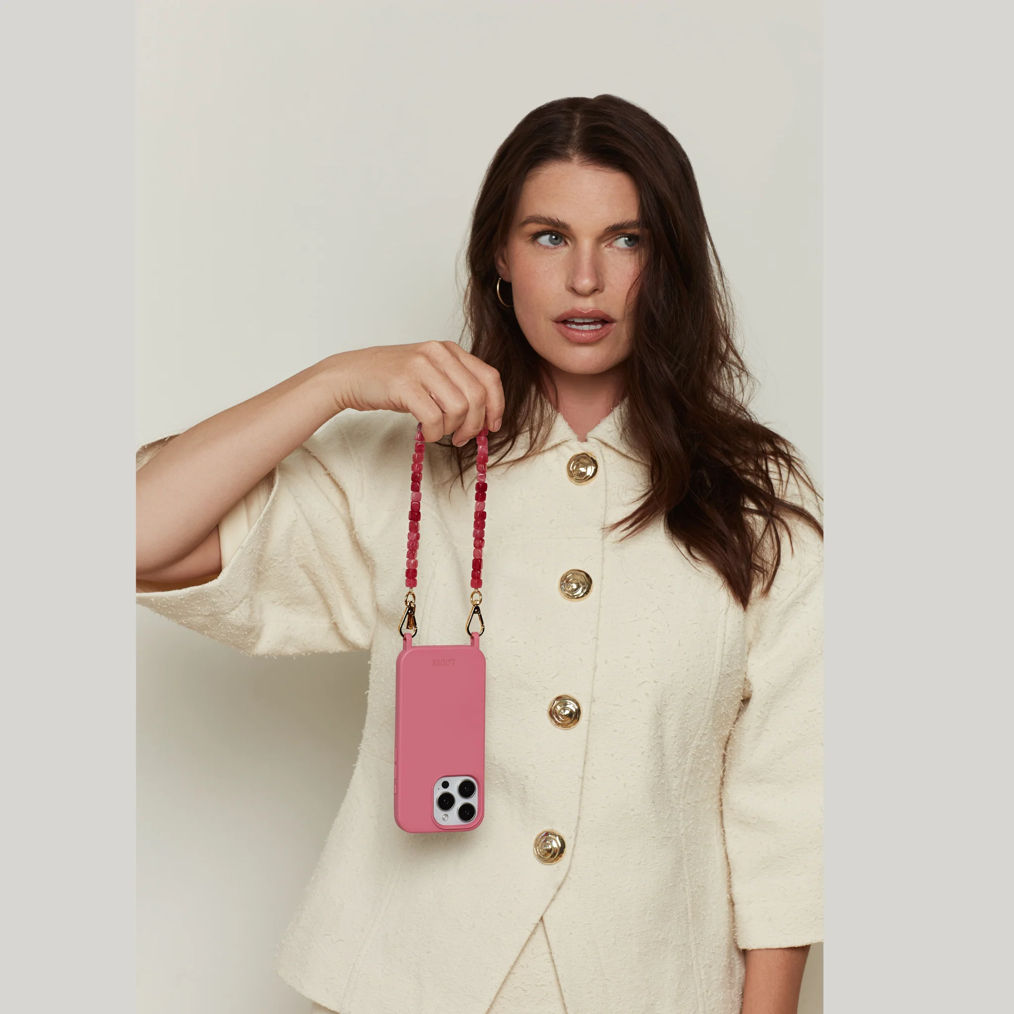 Hot Pink Phone Case + Paradise Wristlet - Image 7