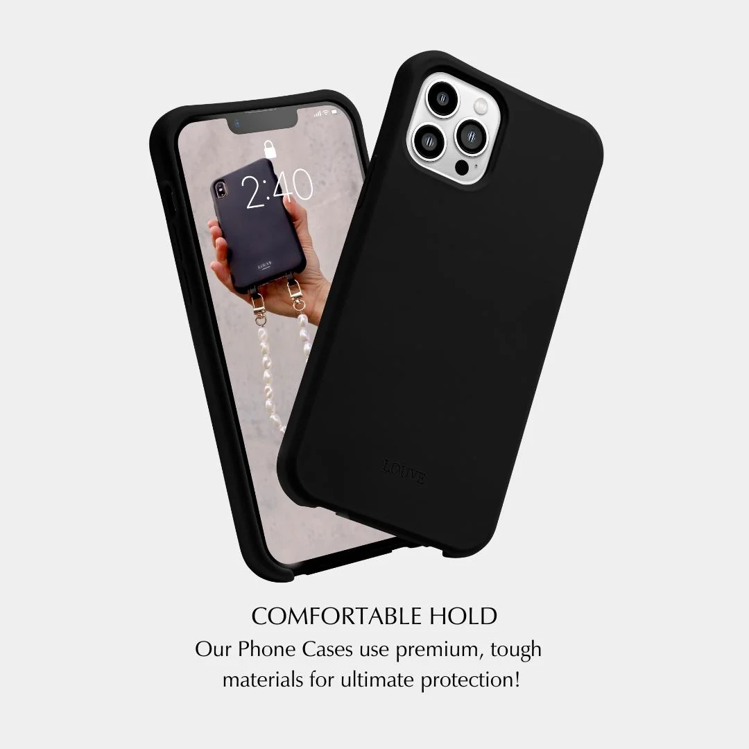 Black Phone Case + Gaia Gold-Plated Chain - Image 7