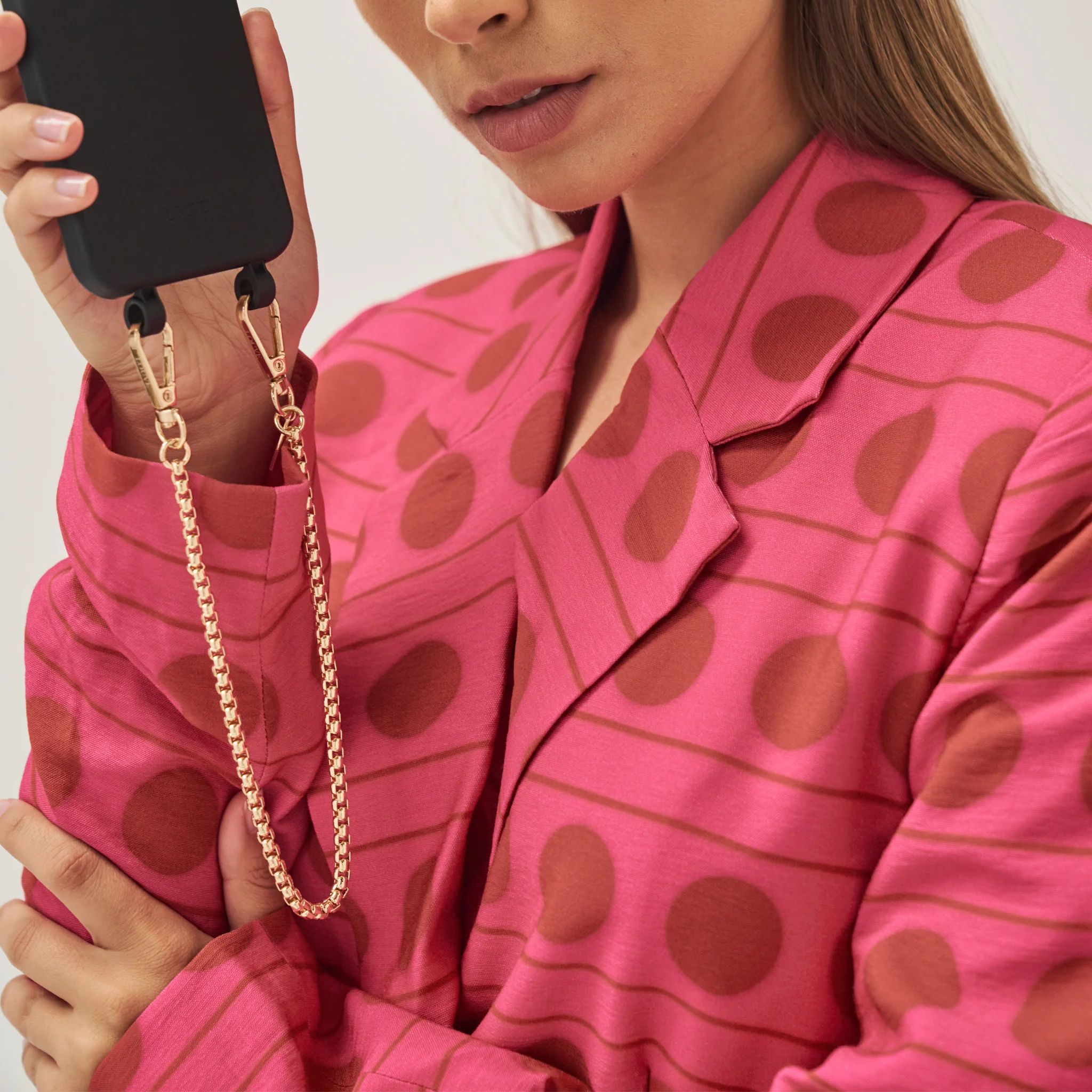 Black Phone Case + Gaia Gold-Plated Wristlet - Image 18