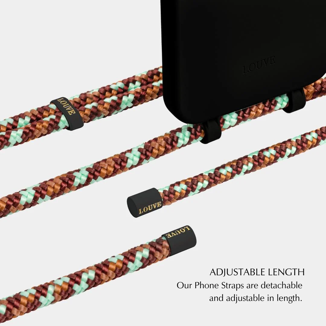 Black Phone Case + Marrakech Crossbody Strap - Image 8