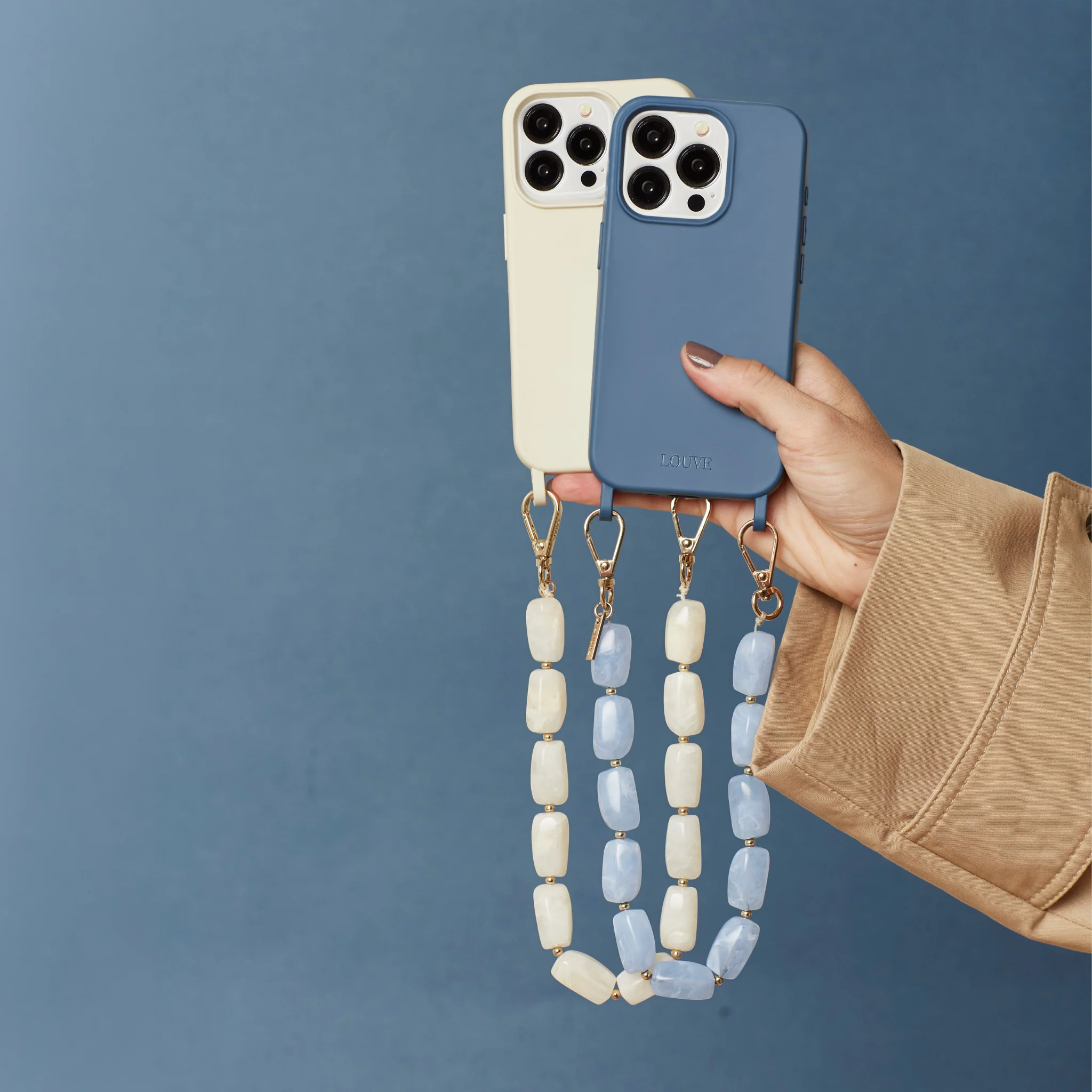 Coconut Off-White Phone Case + Abbey Off-White Wristlet - Image 9