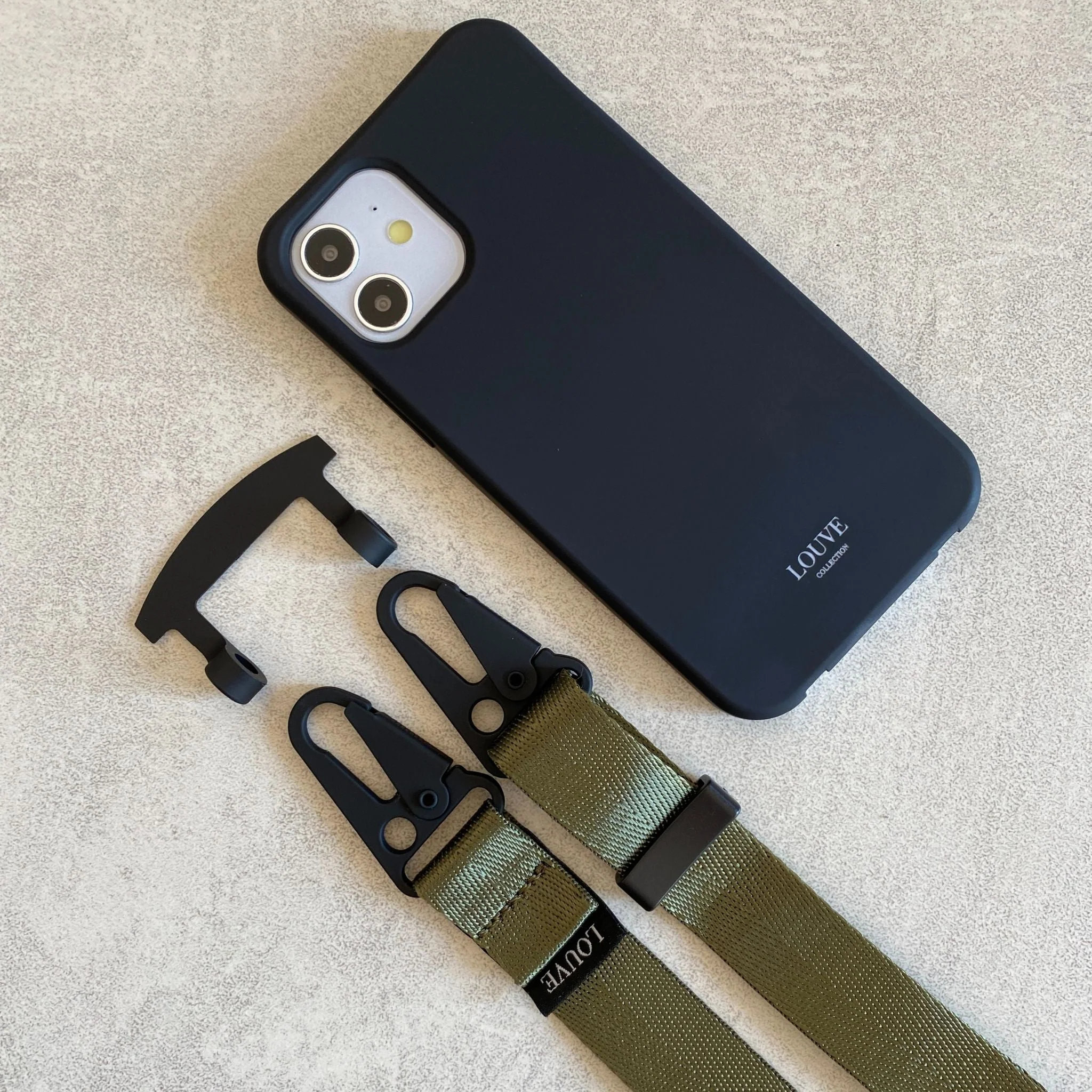 Olive Green Crossbody Phone Lanyard | Men - Image 4