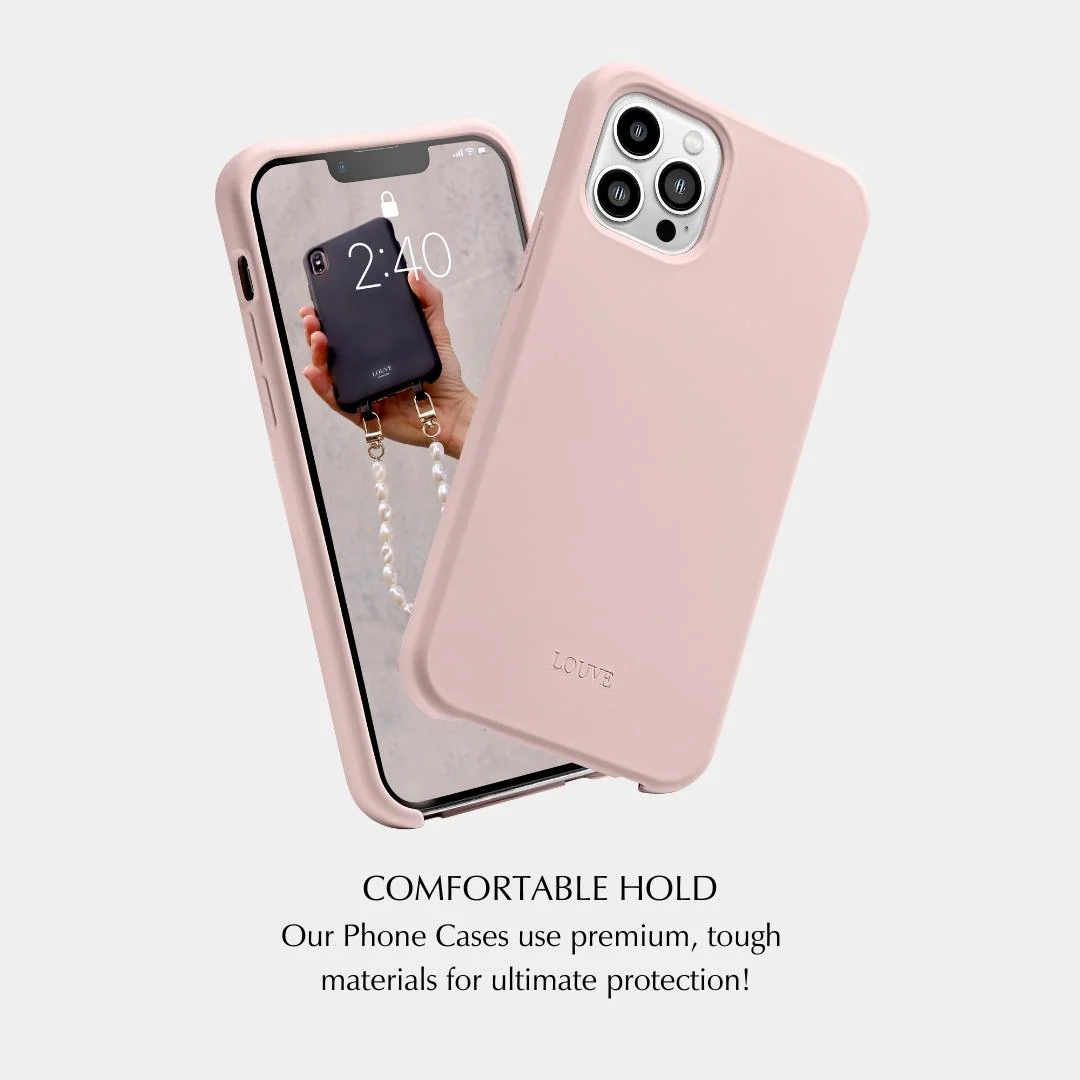 Dusty Pink Phone Case + Black Vera Lanyard - Image 10