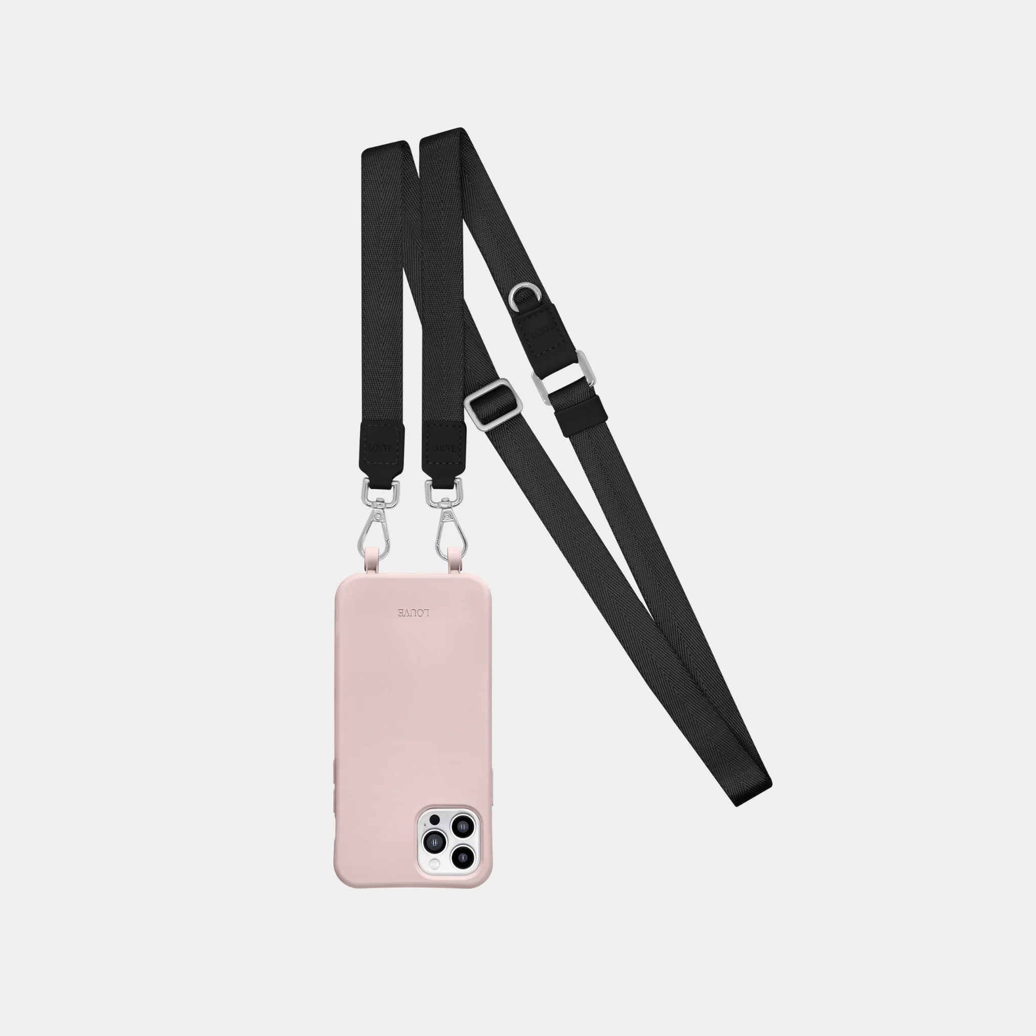 Dusty Pink Phone Case + Black Vera Lanyard - Image 7