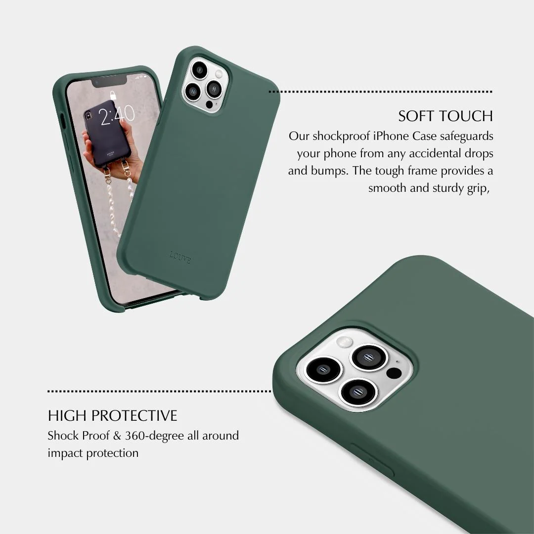Pine Green Phone Case + Ava Chain - Image 4