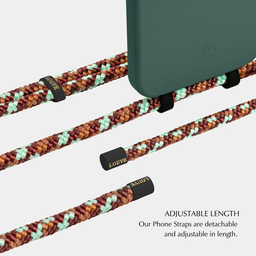 Pine Green Phone Case + Marrakech Crossbody Strap - Image 6