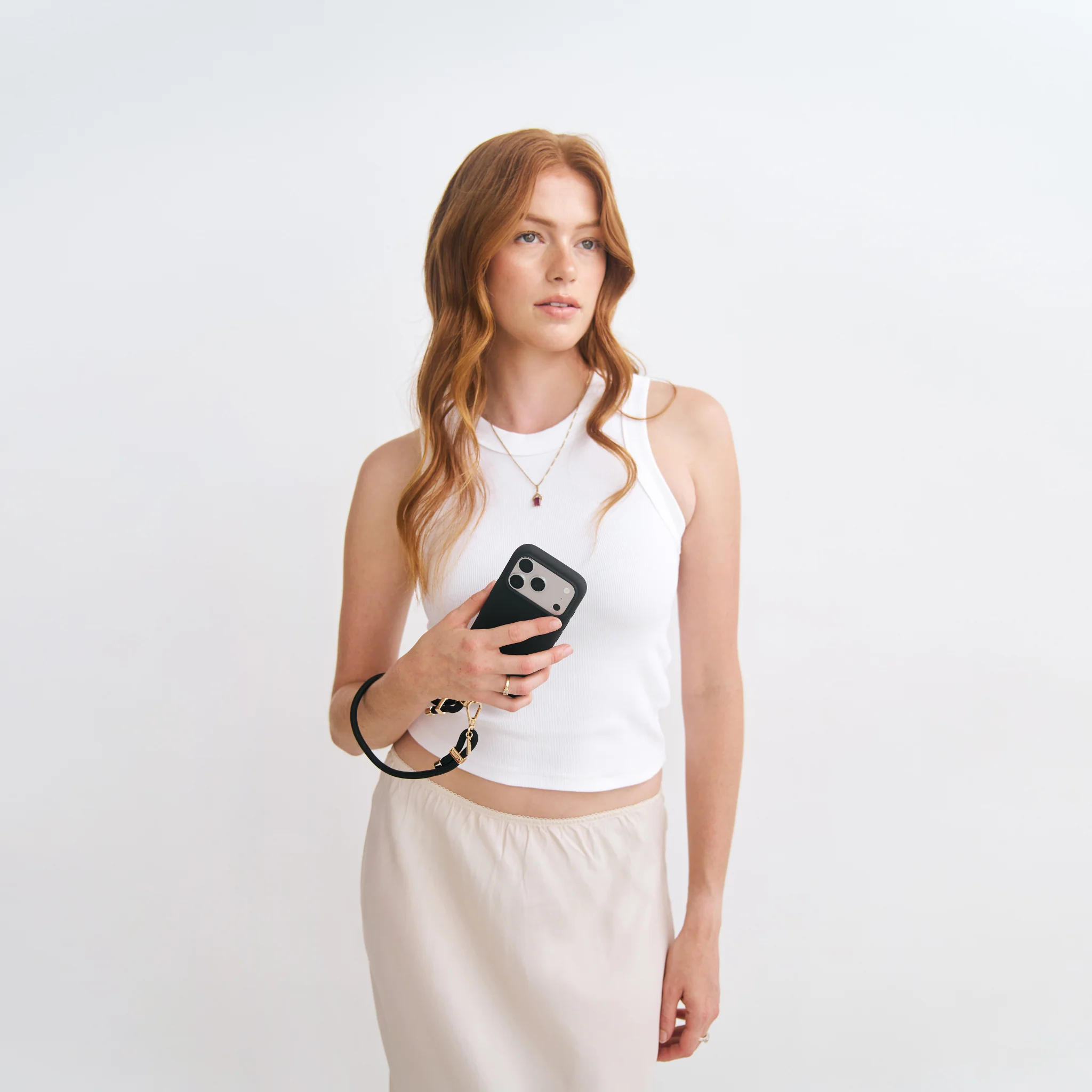 Silicone Black Case + Universal Patch + Mystique Black Wristlet - Image 3