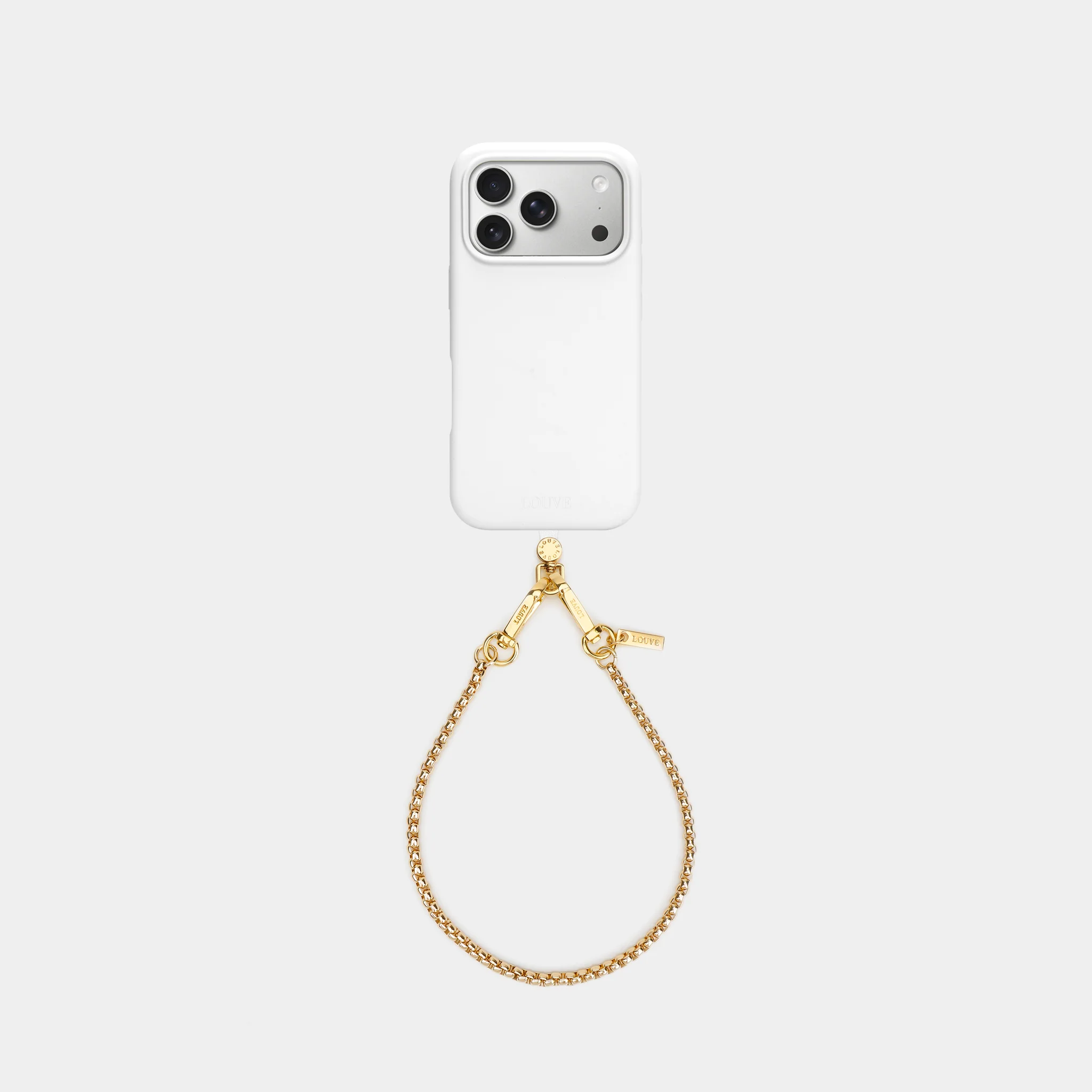 Silicone Off-White Case + Universal Patch + Gaia Wristlet