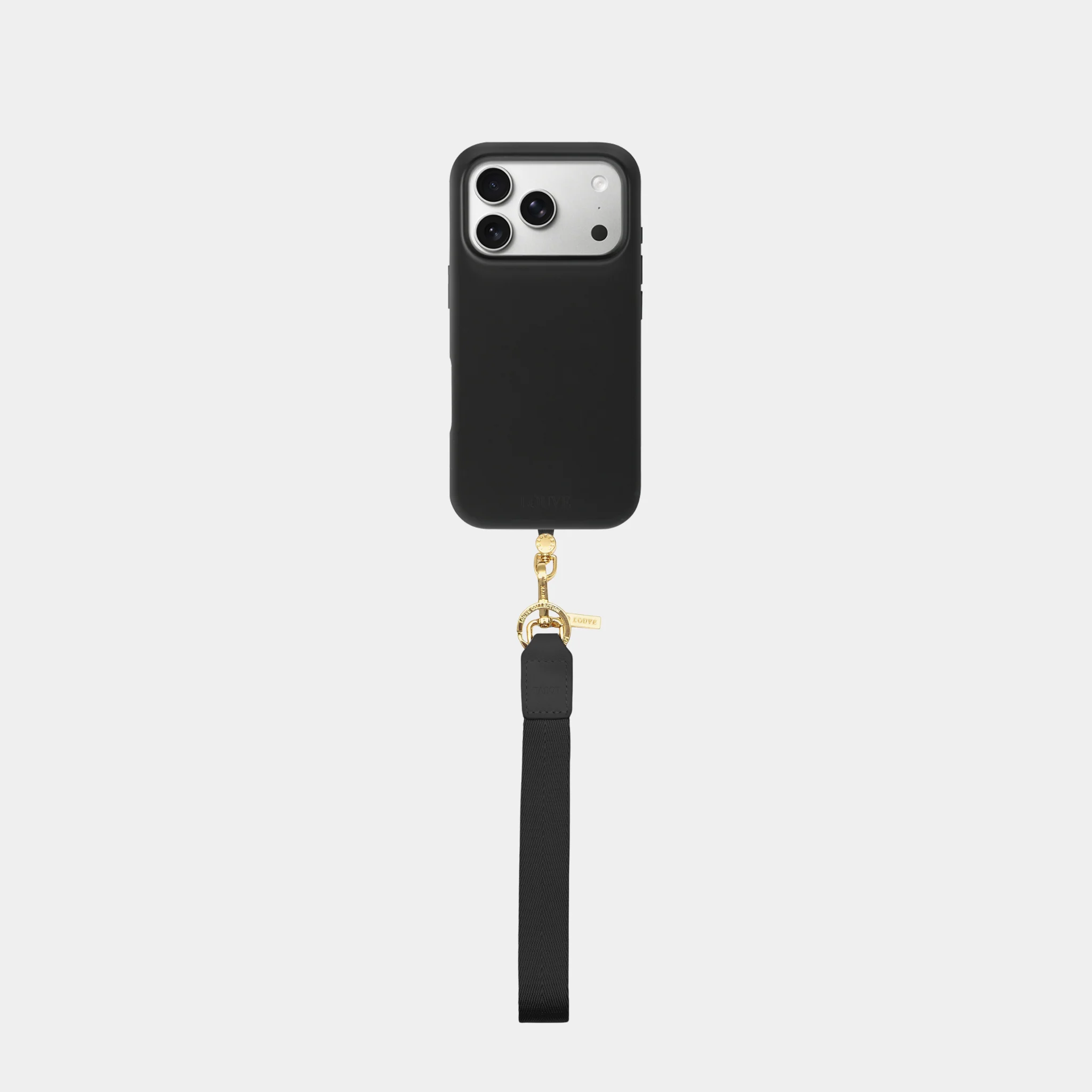 Silicone Black case + Universal Strap + Vera Black Keychain