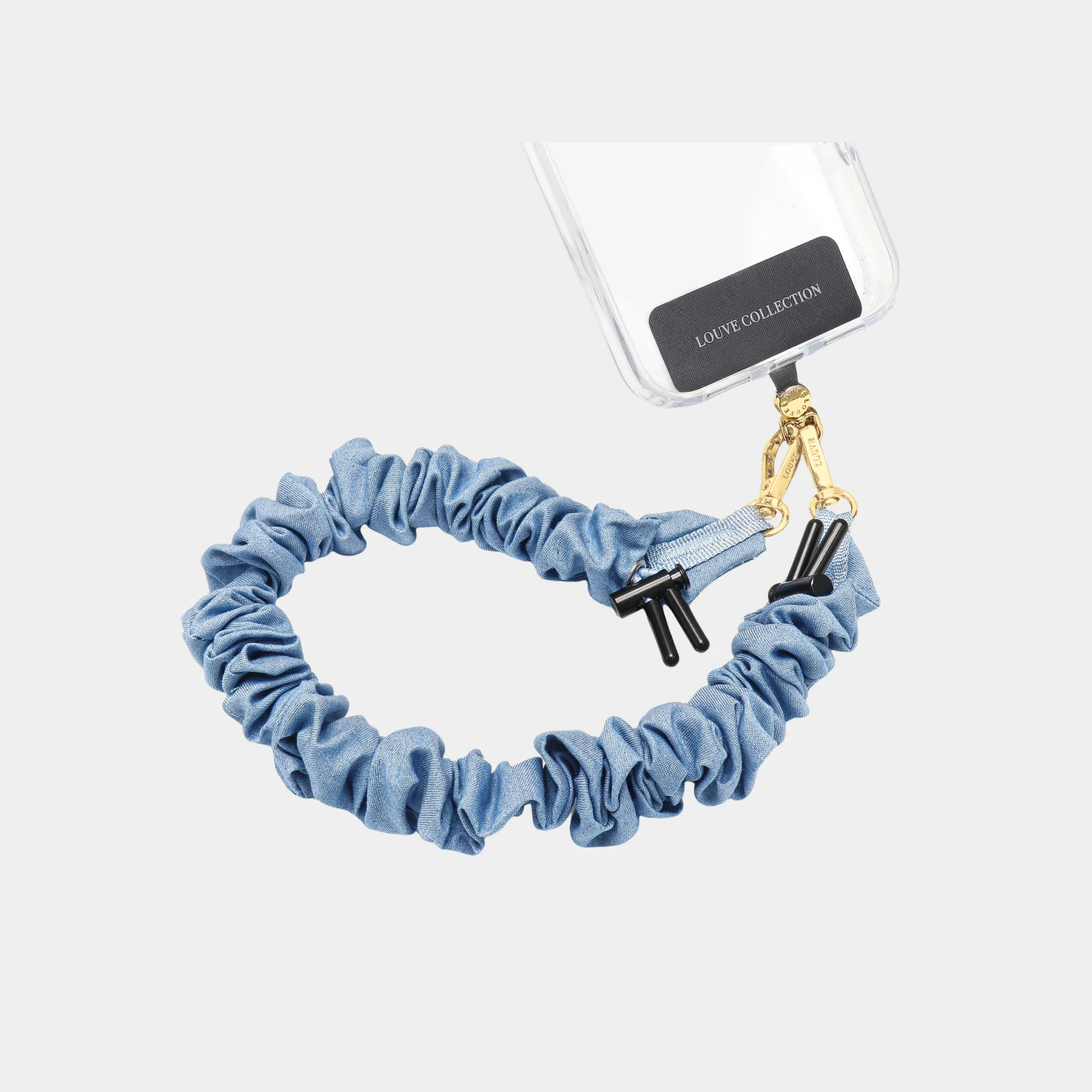 Universal Phone Strap Connector + Crunchy Blue Strap - Image 3