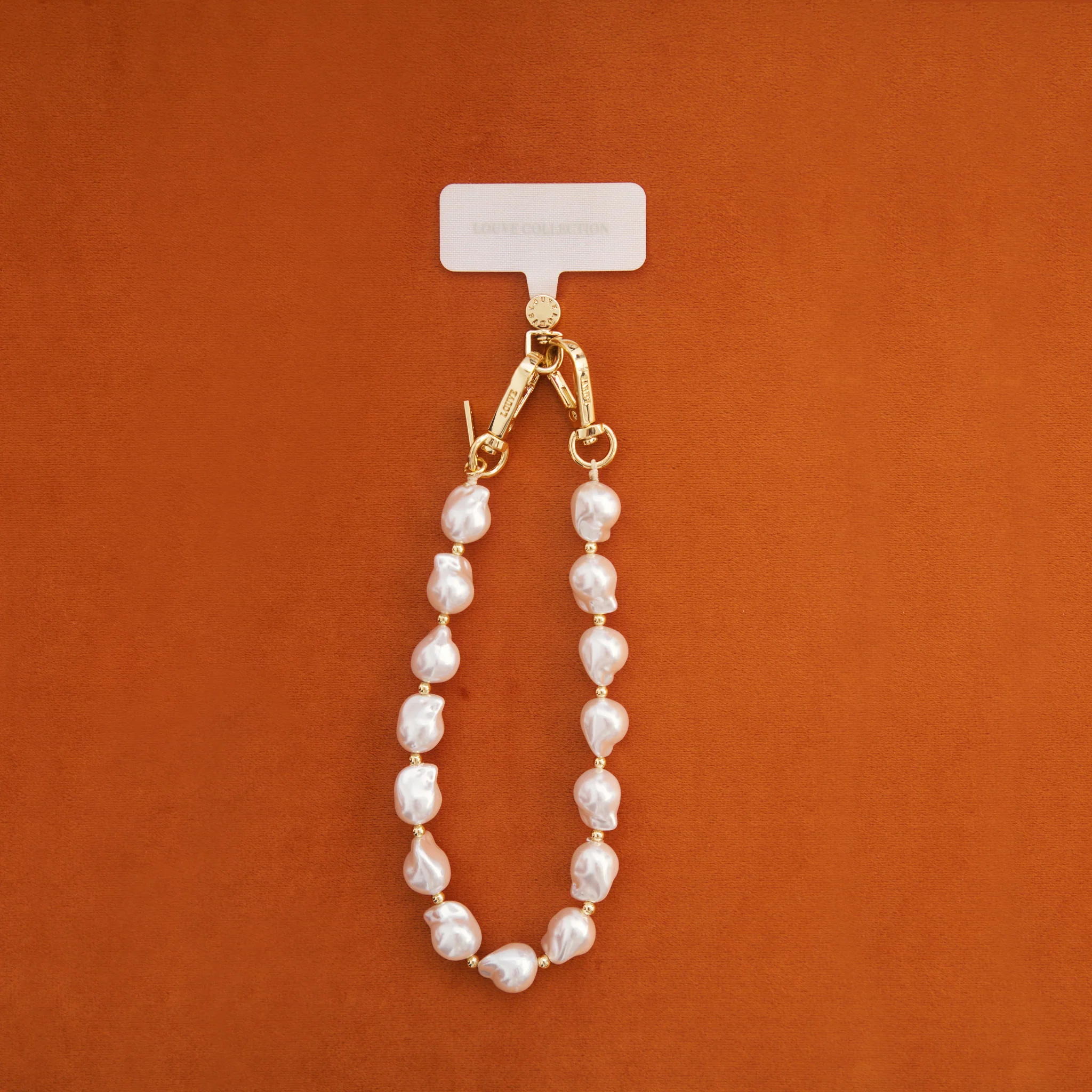 Universal Phone Strap Connector + Daisy Pearl Wristlet - Image 12