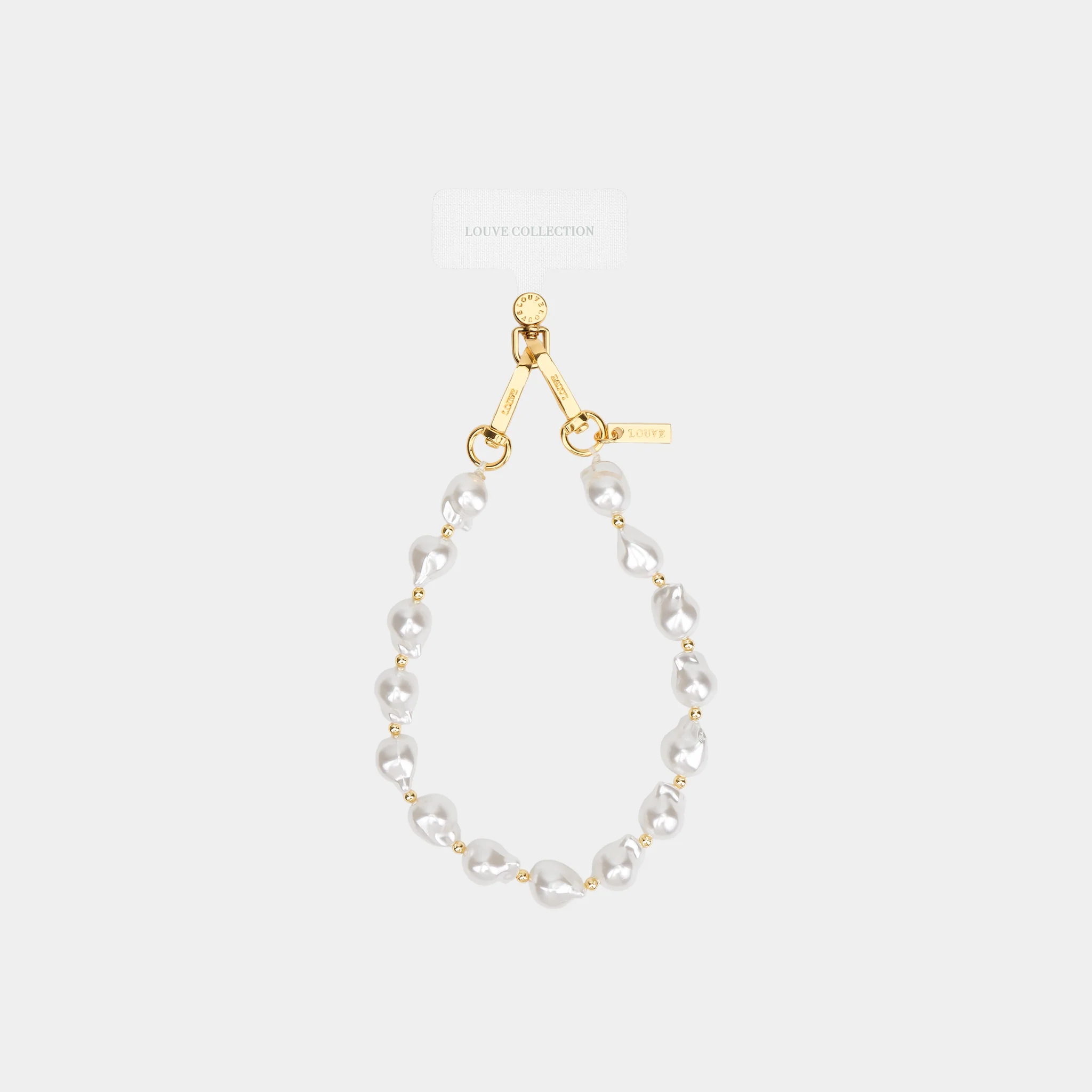 Universal Phone Strap Connector + Daisy Pearl Wristlet - Image 13