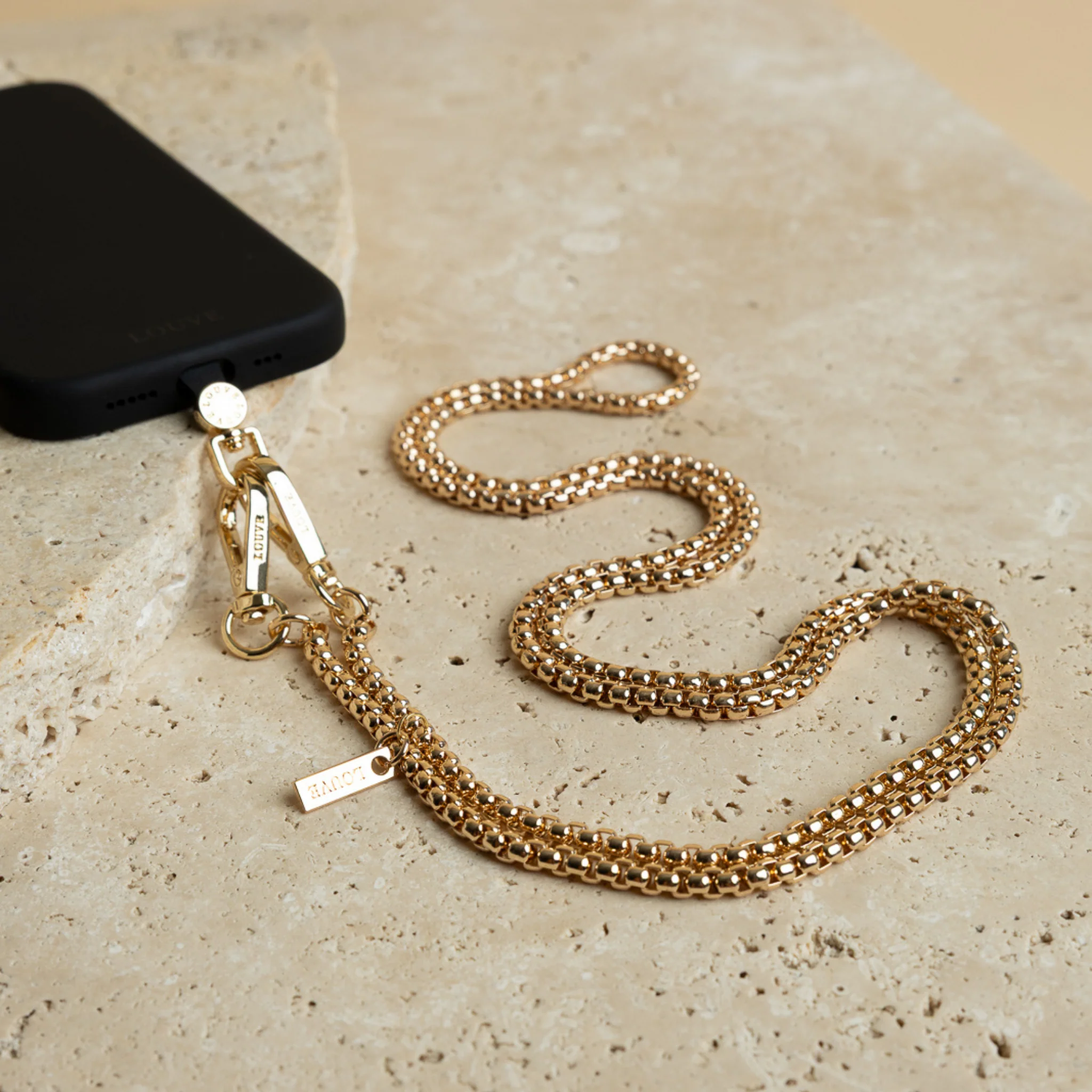 Universal Phone Strap Connector + Gaia-Gold Chain - Image 3