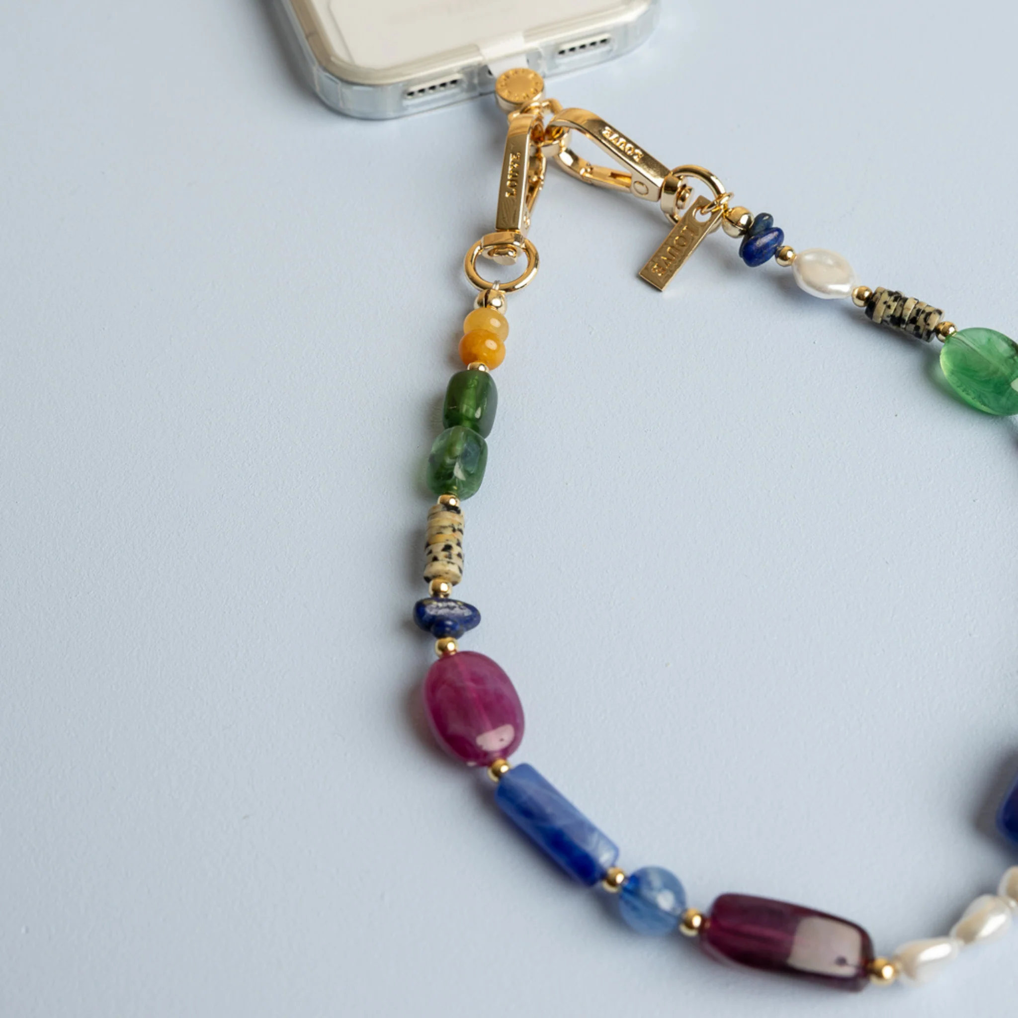 Universal Phone Strap Connector + Isla Sol Wristlet - Image 2
